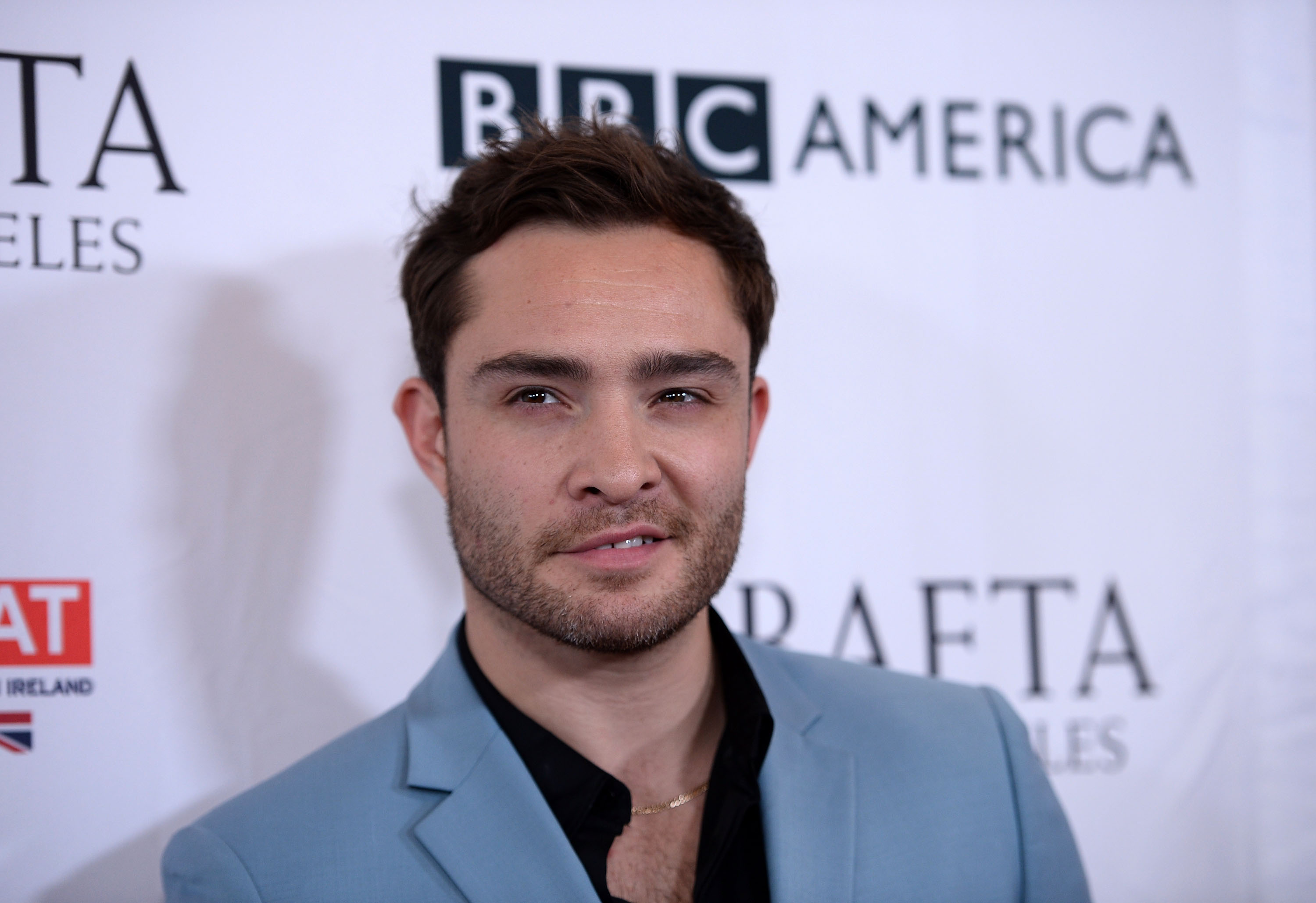 BEVERLY HILLS, CA - SEPTEMBER 16: Actor Ed Westwick arrives at the BBC America BAFTA Los Angeles TV Tea Party 2017 at The Beverly Hilton Hotel on September 16, 2017 in Beverly Hills, California. (Photo by Amanda Edwards/WireImage) (Amanda Edwards—WireImage)