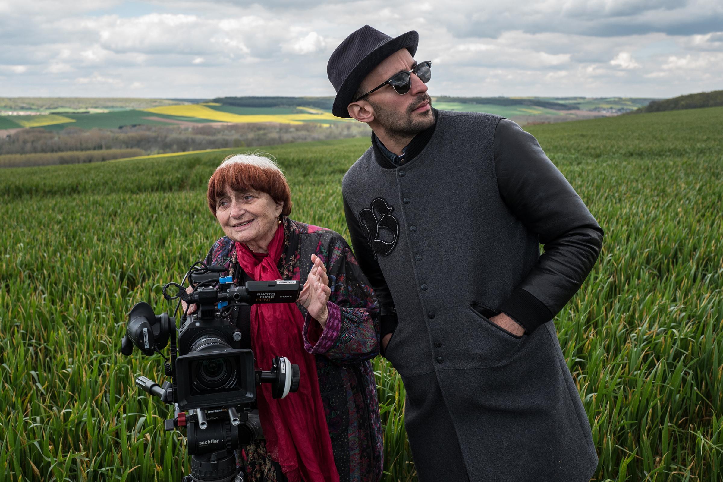 Filmmaker Agnès Varda and French street artist JR co-directed Faces Places