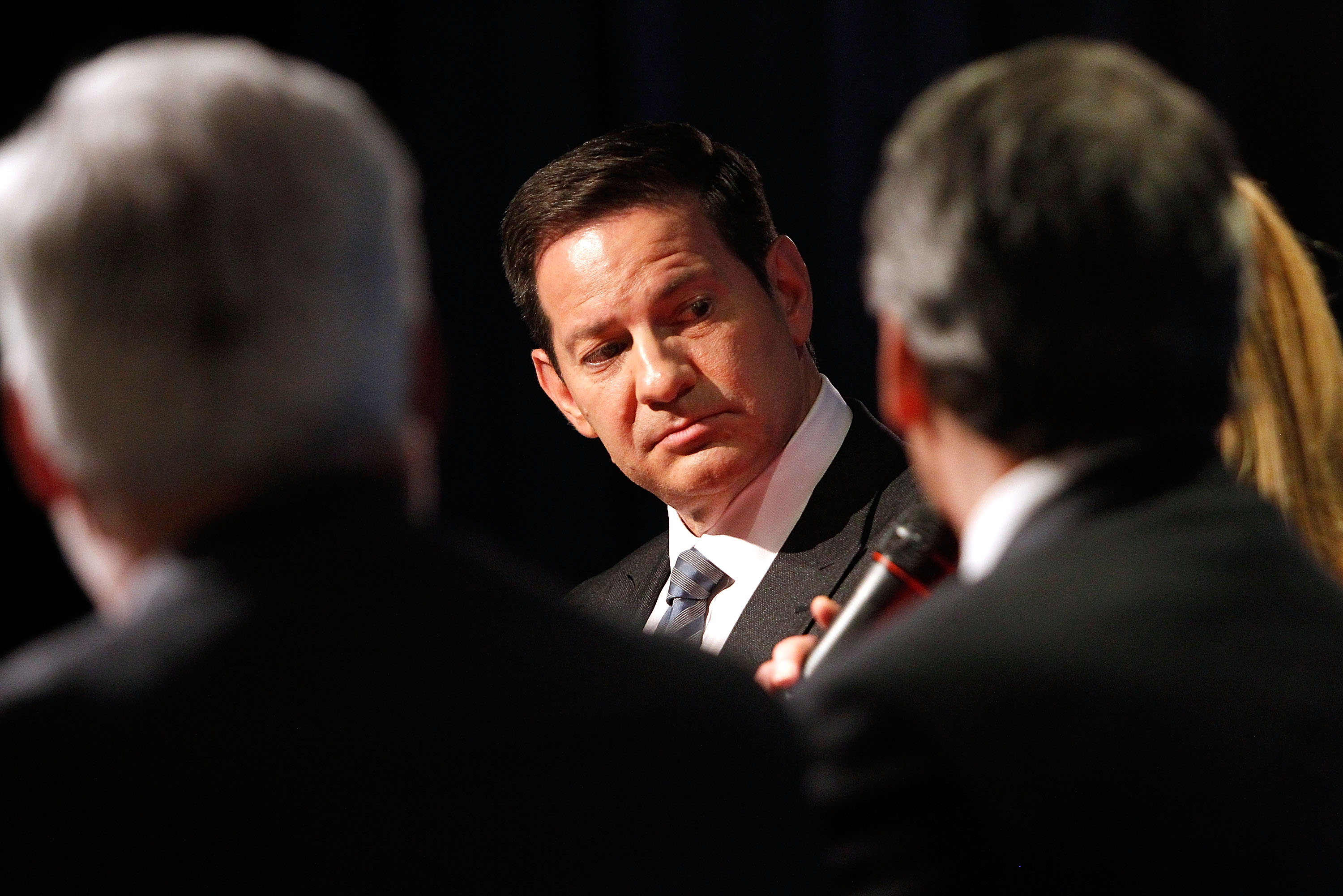 Mark Halperin from Showtime's 'The Circus' participates in a panel discussion at the Showtime-presented finale reception and discussion of the second season of THE CIRCUS: INSIDE THE BIGGEST STORY ON EARTH at The Newseum on May 3, 2017 in Washington, DC. (Paul Morigi—Getty Images)