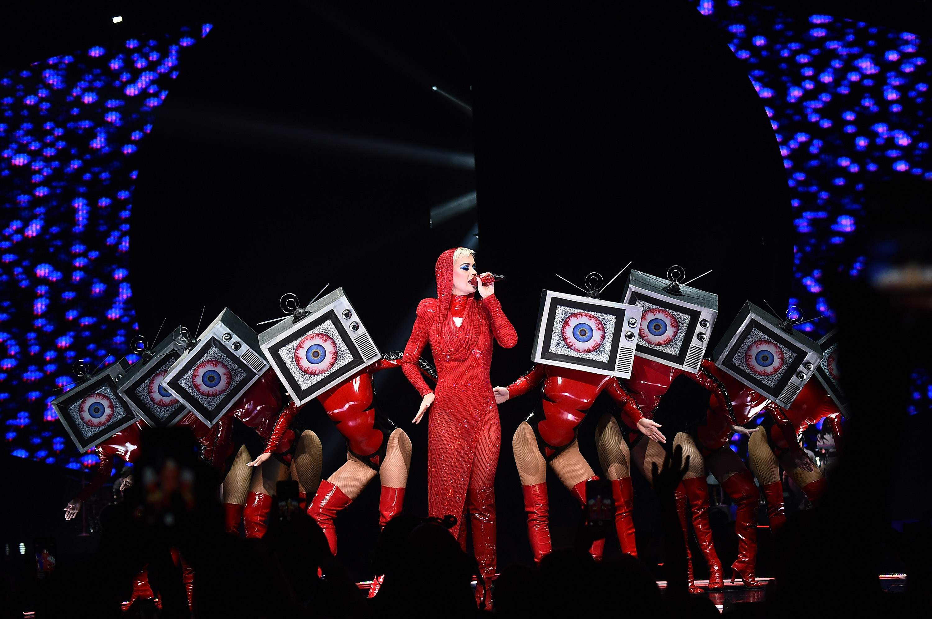 NEW YORK, NY - OCTOBER 02:  Katy Perry performs onstage at Madison Square Garden on October 2, 2017 in New York City.  (Photo by Michael Loccisano/Getty Images) (Michael Loccisano&mdash;Getty Images)