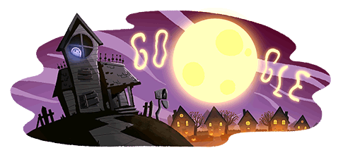 Google celebrates Halloween with a new doodle. (Google)