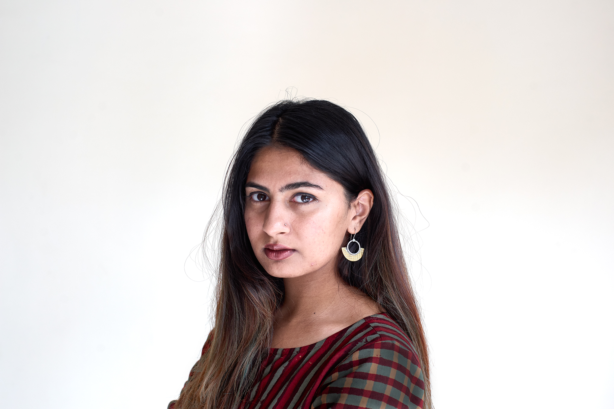 Student activist Gurmehar Kaur photographed in New Delhi, India for TIME on 21st September 2017. (CJ Clarke for TIME)