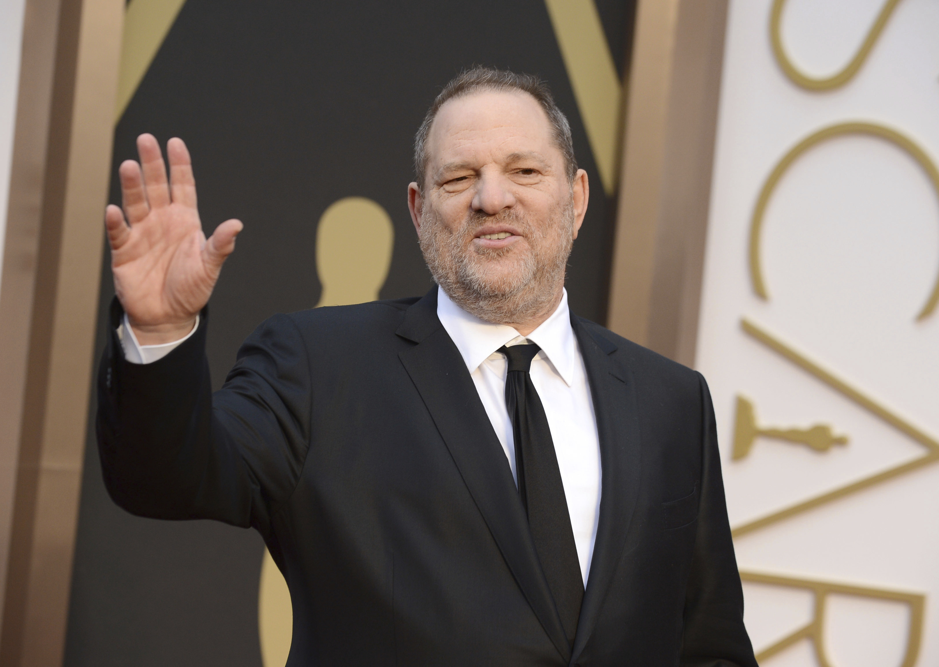 In this March 2, 2014 file photo, Harvey Weinstein arrives at the Oscars in Los Angeles. (Jordan Strauss—Invision/AP)