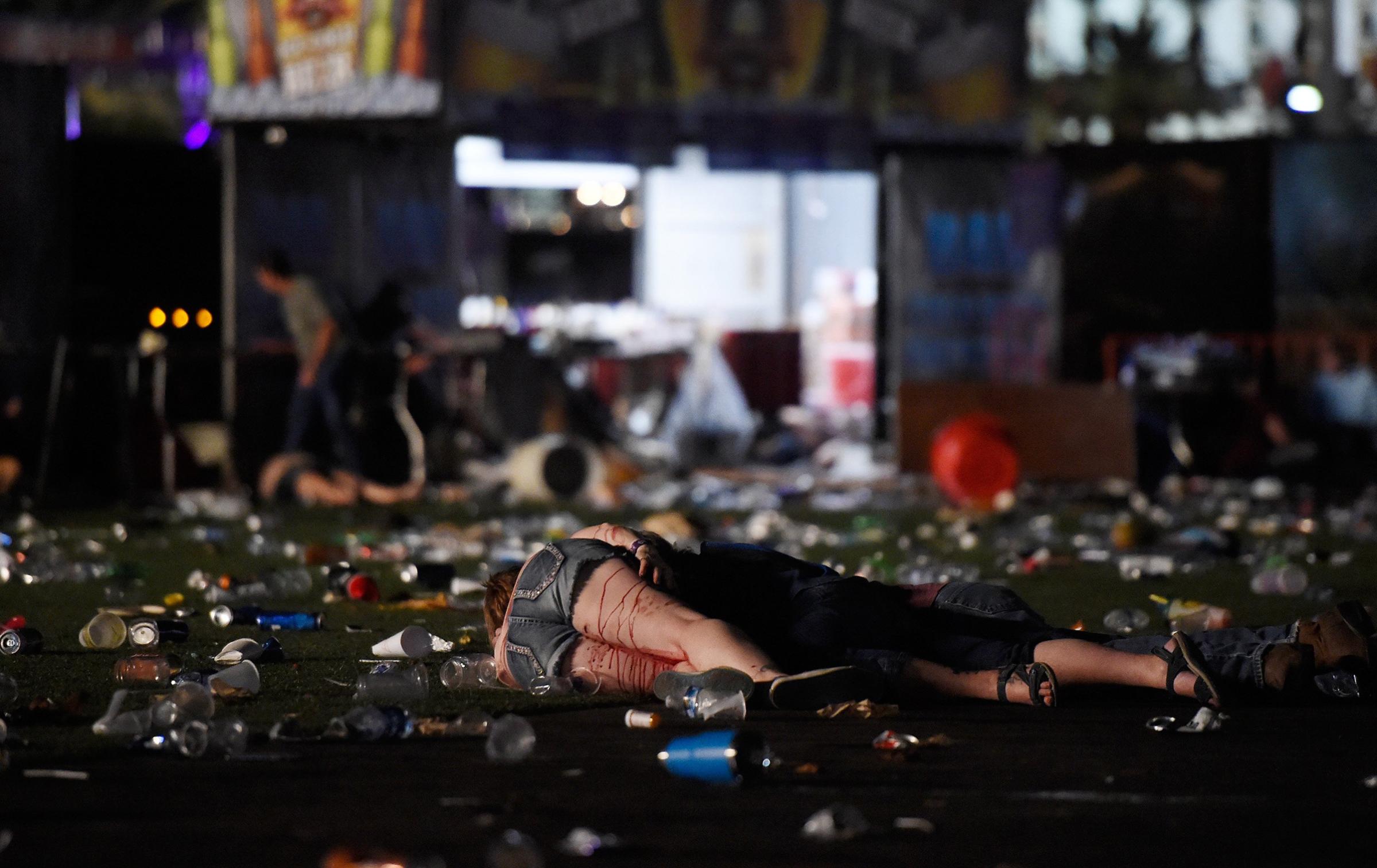 Victims of a shooting at the Route 91 Harvest country music festival in Las Vegas on Oct. 1, 2017.