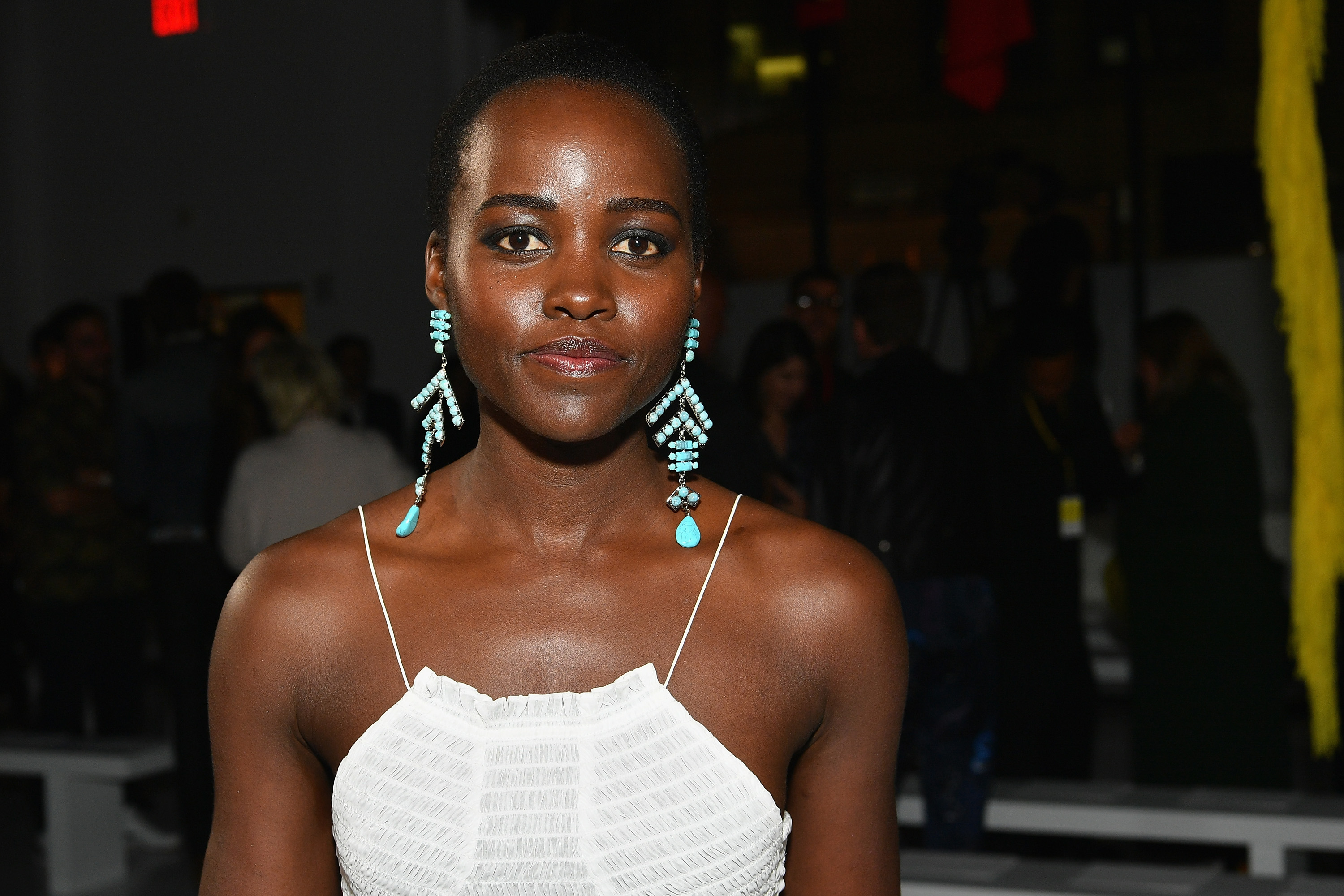 Actress Lupita Nyong'o attends the Calvin Klein Collection fashion show during New York Fashion Week on Sep. 7, 2017 in New York City. (Dia Dipasupil—Getty Images)