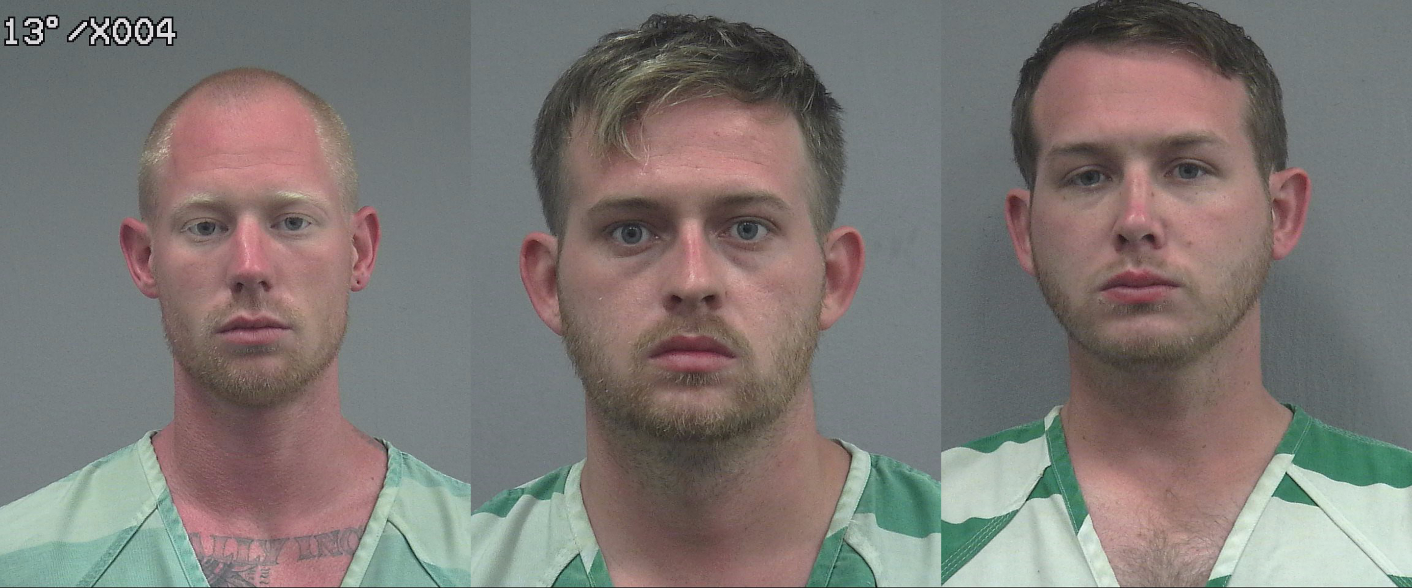 From left to right: Tyler Tenbrink, Colton Fears and William Fears (Courtesy of Gainesville Police Department)