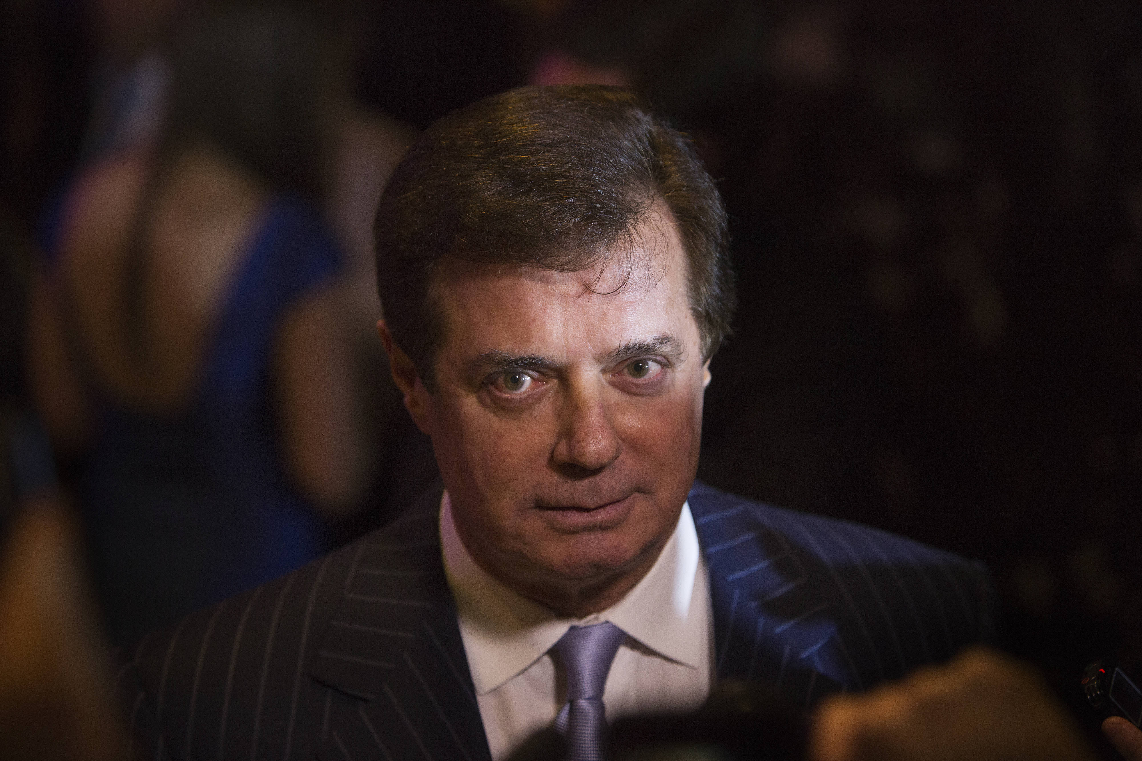 Paul Manafort in April 2016, in New York (Bloomberg/Getty Images)