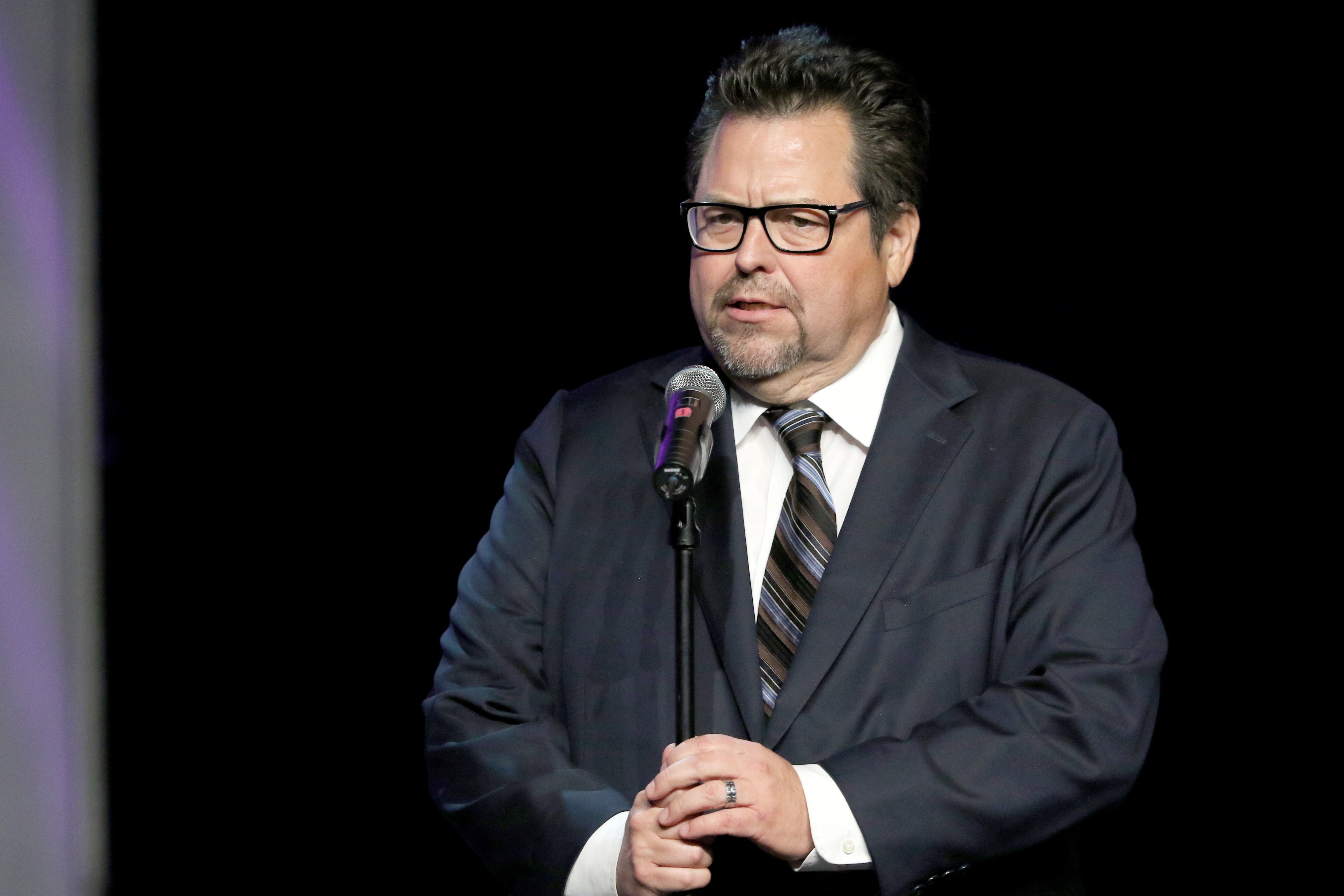 Actor Rick Najera speaks onstage during The Los Angeles Times and Hoy 2015 Latinos de Hoy Awards at Dolby Theatre in Hollywood, on Oct. 11, 2015. (JC Olivera—Latinos de Hoy Awards/Getty Images)