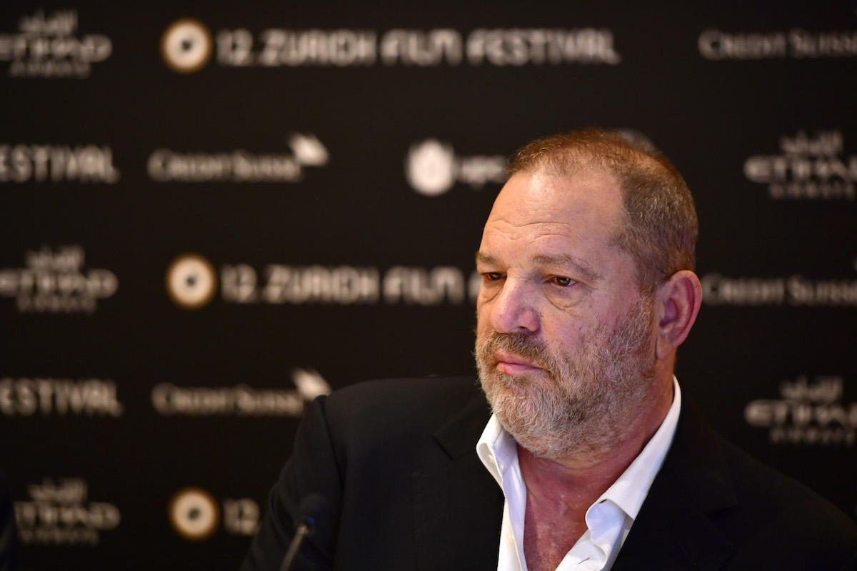 Harvey Weinstein speaks at the 'Lion' press junket during the 12th Zurich Film Festival on Sept. 22, 2016 in Zurich, Switzerland. (Alexander Koerner—Getty Images)