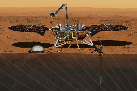 A Craft That Will Probe Beyond the Surface of Mars