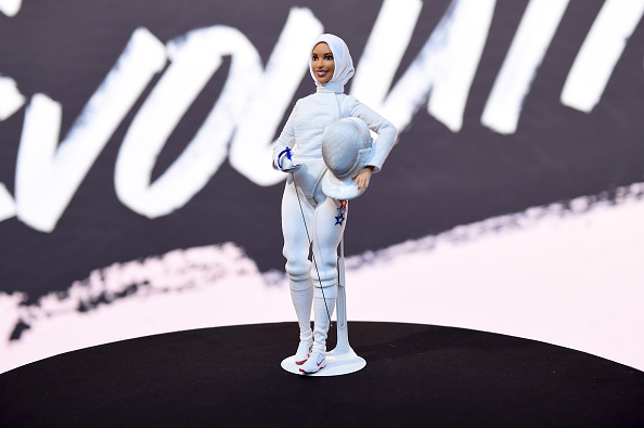 Mattel’s new Barbie modelled on the American athlete Ibtihaj Muhammad. (Ilya S. Savenok—2017 Getty Images)