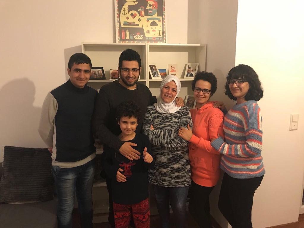 The Alsho family at their new home in Germany (The Alsaho Family)