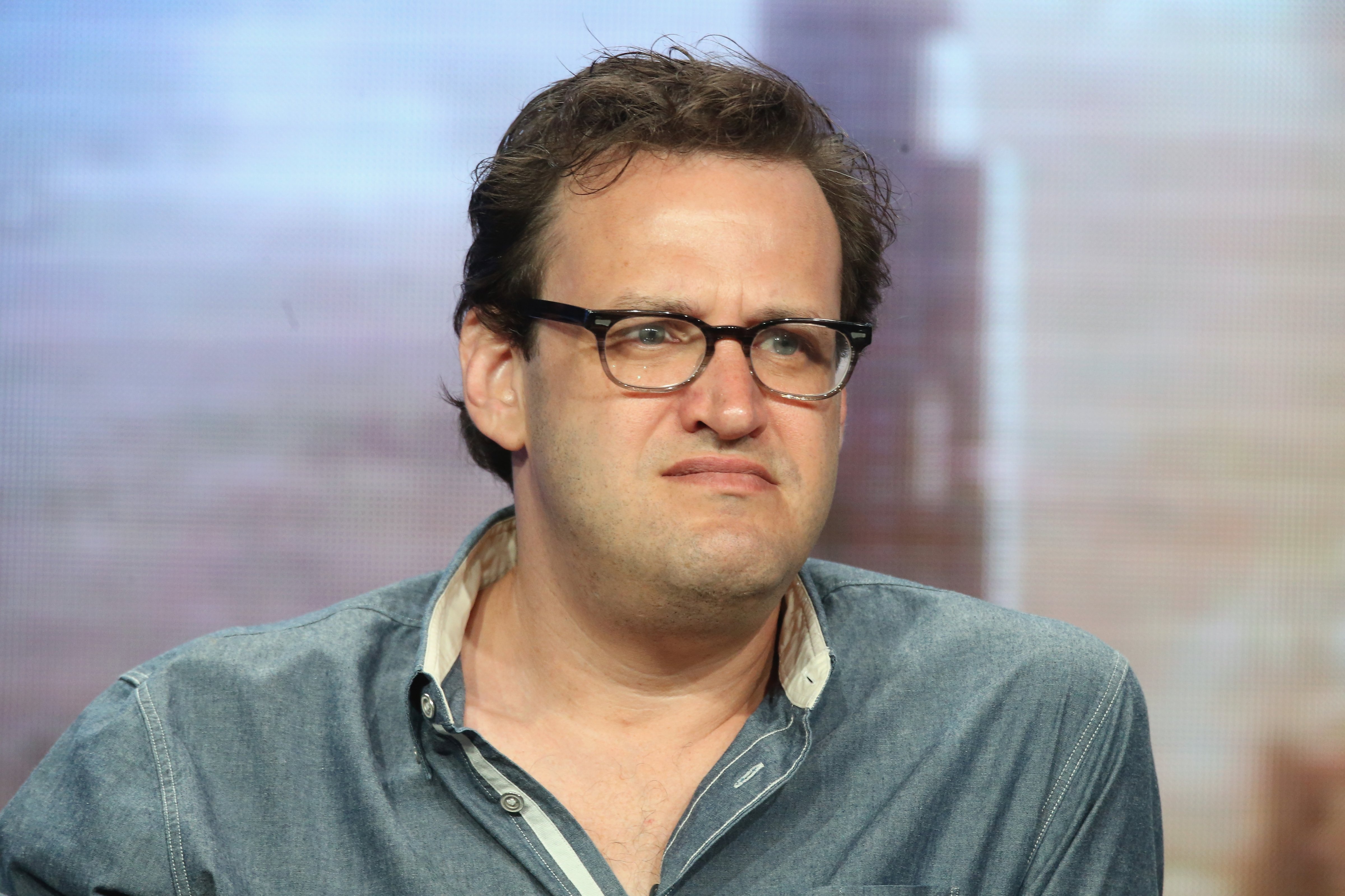 Producer Andrew Kreisberg speaks onstage during The Executive Producers' panel discussion during The CW portion of the 2016 Television Critics Association Summer Tour at The Beverly Hilton Hotel on Aug. 11, 2016. (Frederick M. Brown—Getty Images)