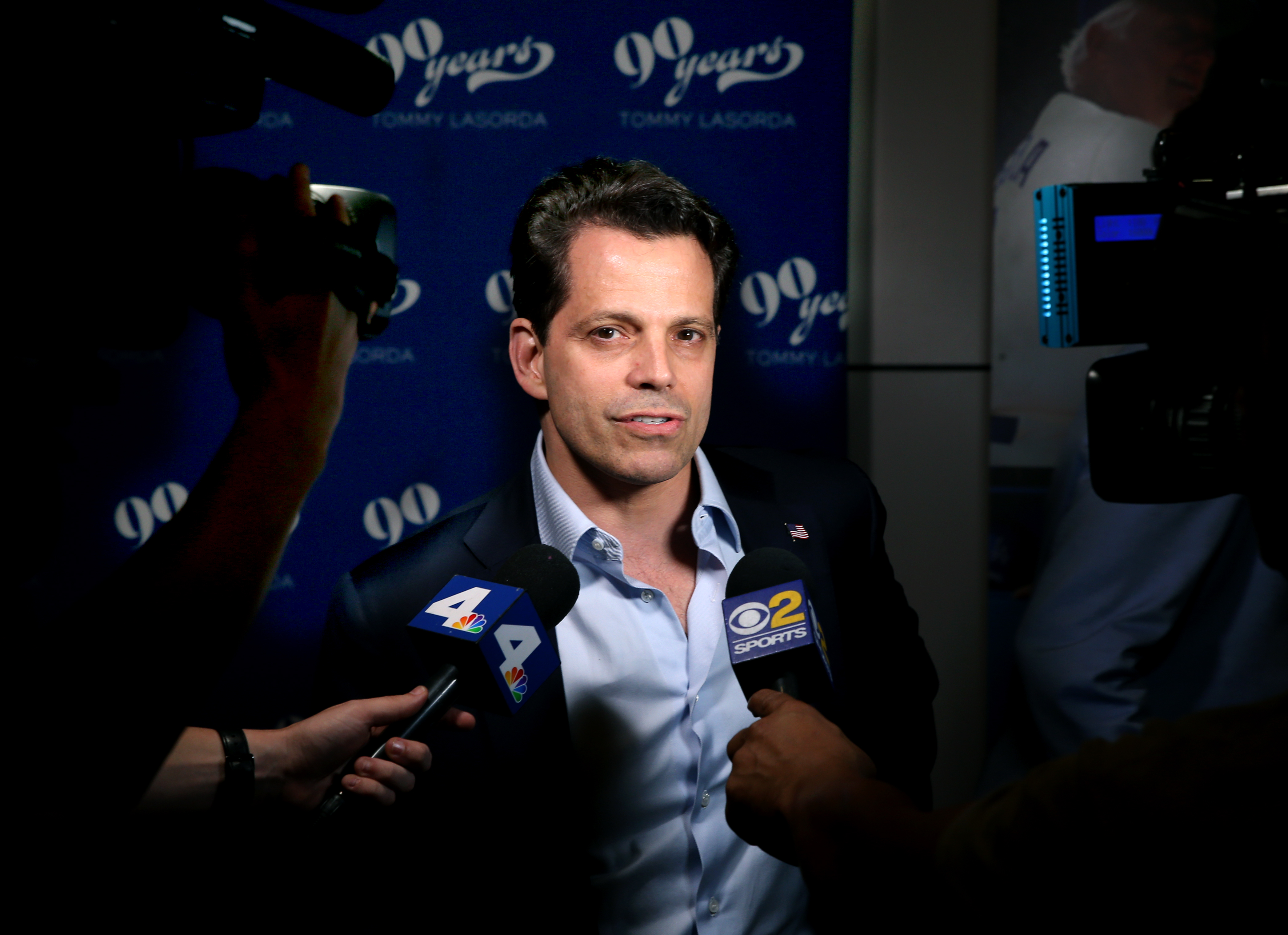 Anthony Scaramucci at Tommy Lasorda's 90th birthday celebration at the Getty Center on Sept. 24, 2017 in Los Angeles, California. (Phillip Faraone/Getty Images for Tommy Lasorda)
