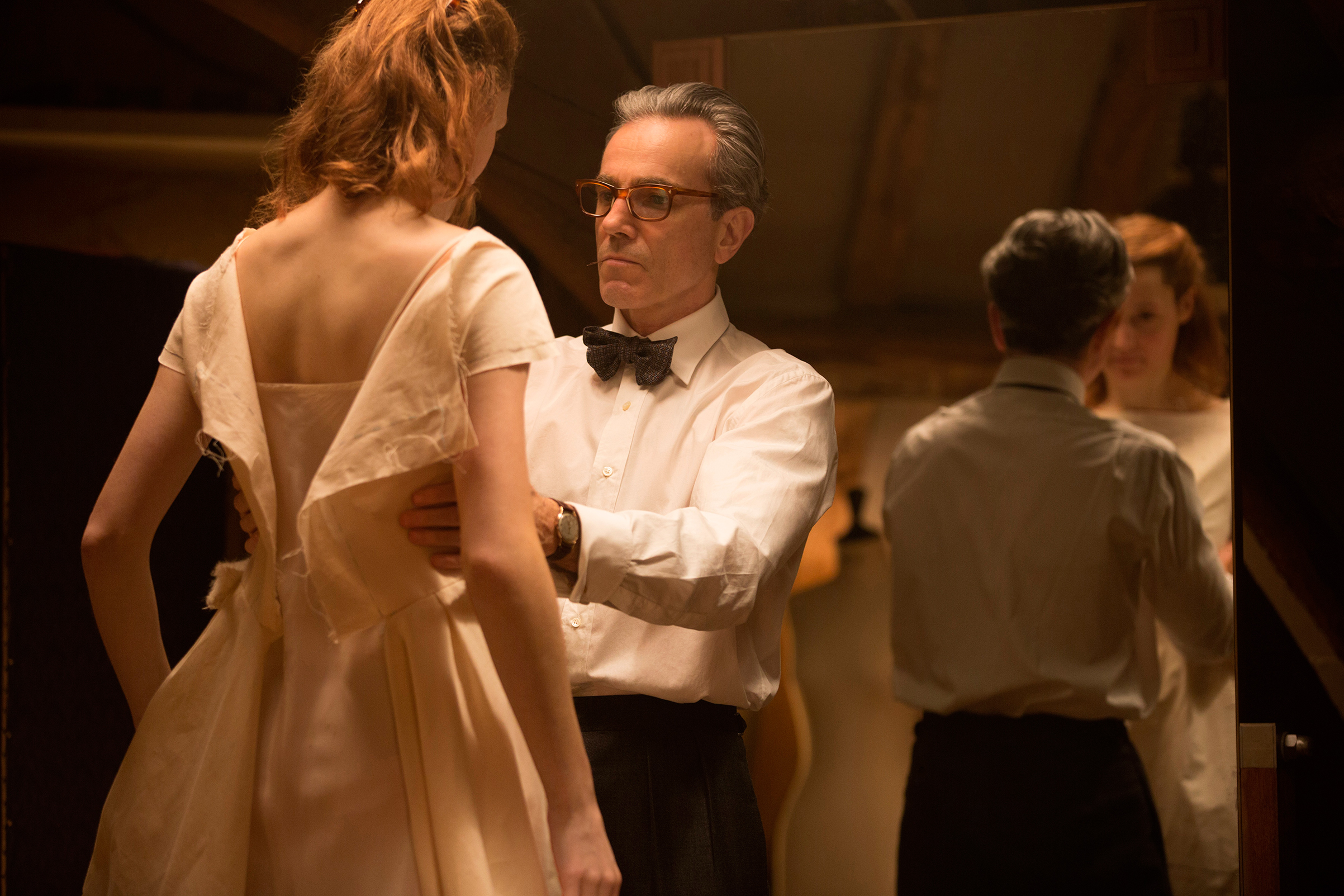 In Phantom Thread, Day-Lewis plays a 1950s couturier reminiscent of storied designer Charles James (Laurie Sparham—Focus Features)