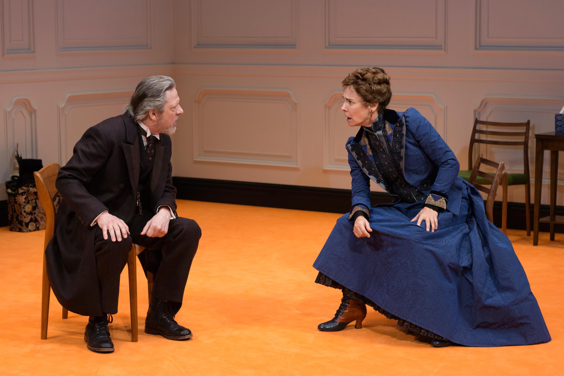 Chris Cooper and Laurie Metcalf in A DOLL’S HOUSE, PART 2 – Photo by Brigitte Lacombe
