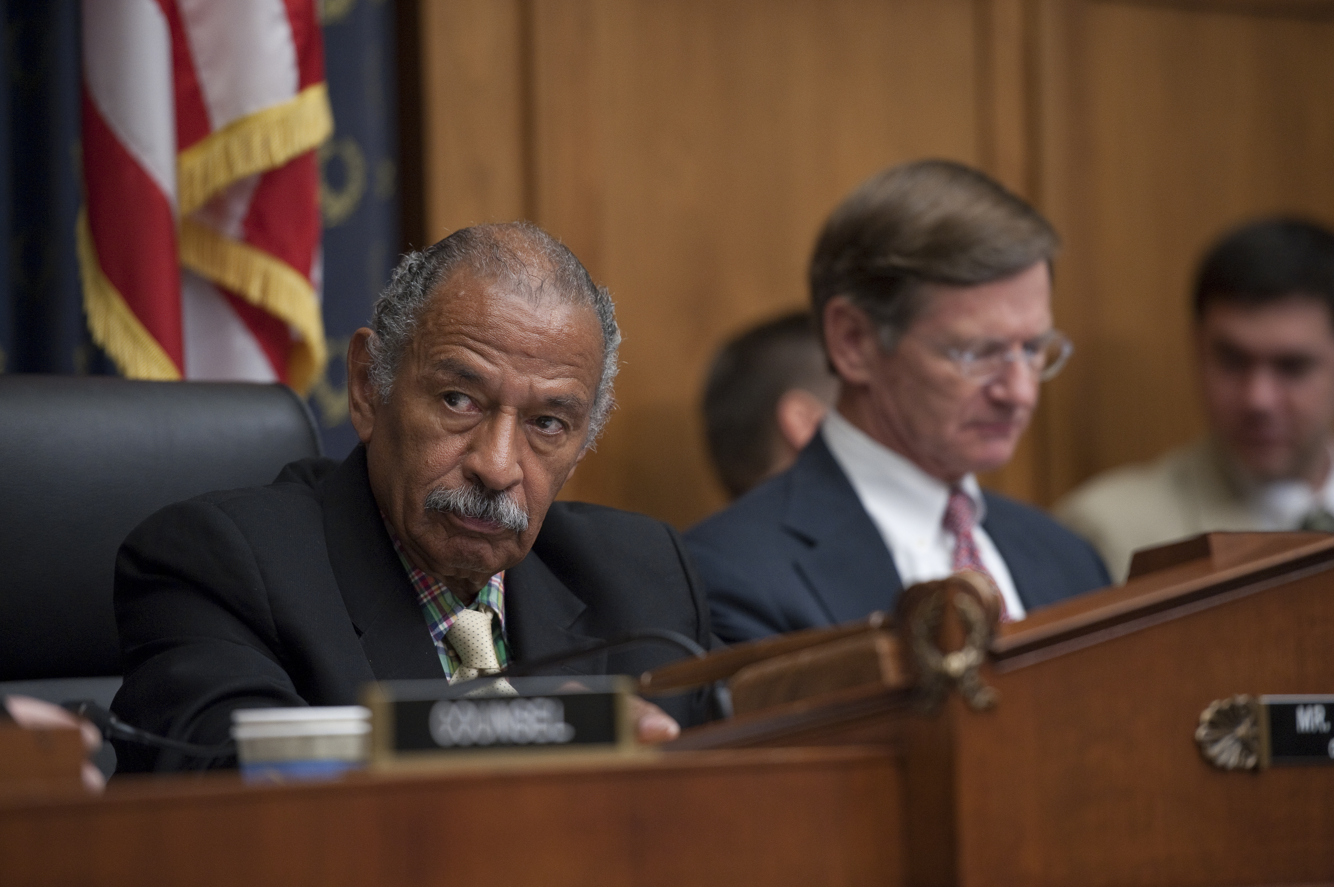 Rep. John Conyers (D-MI.) at a BP Oil Spill Victim Compensation committee hearing in Washington on July 21, 2010. (Douglas Graham—CQ-Roll Call,Inc.)