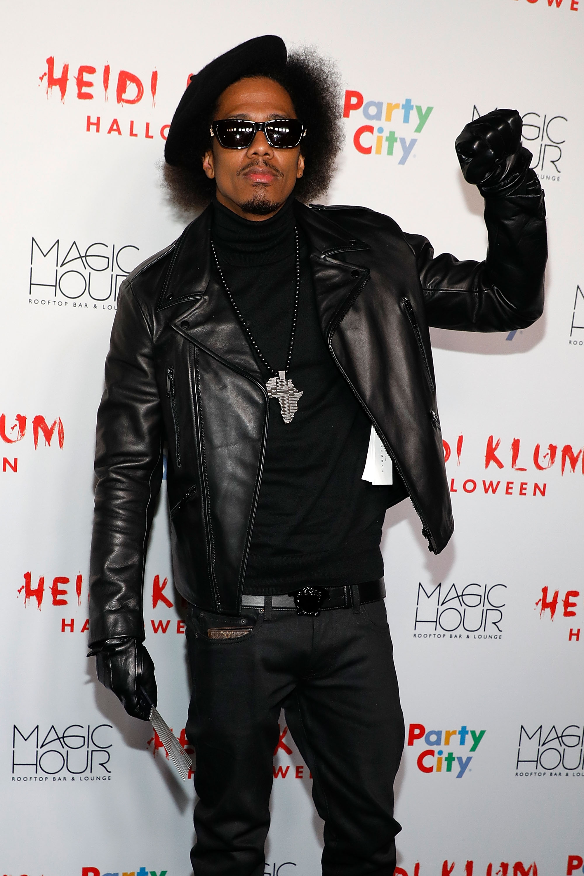 Nick Cannon channeled the Black Panthers for Halloween this year.