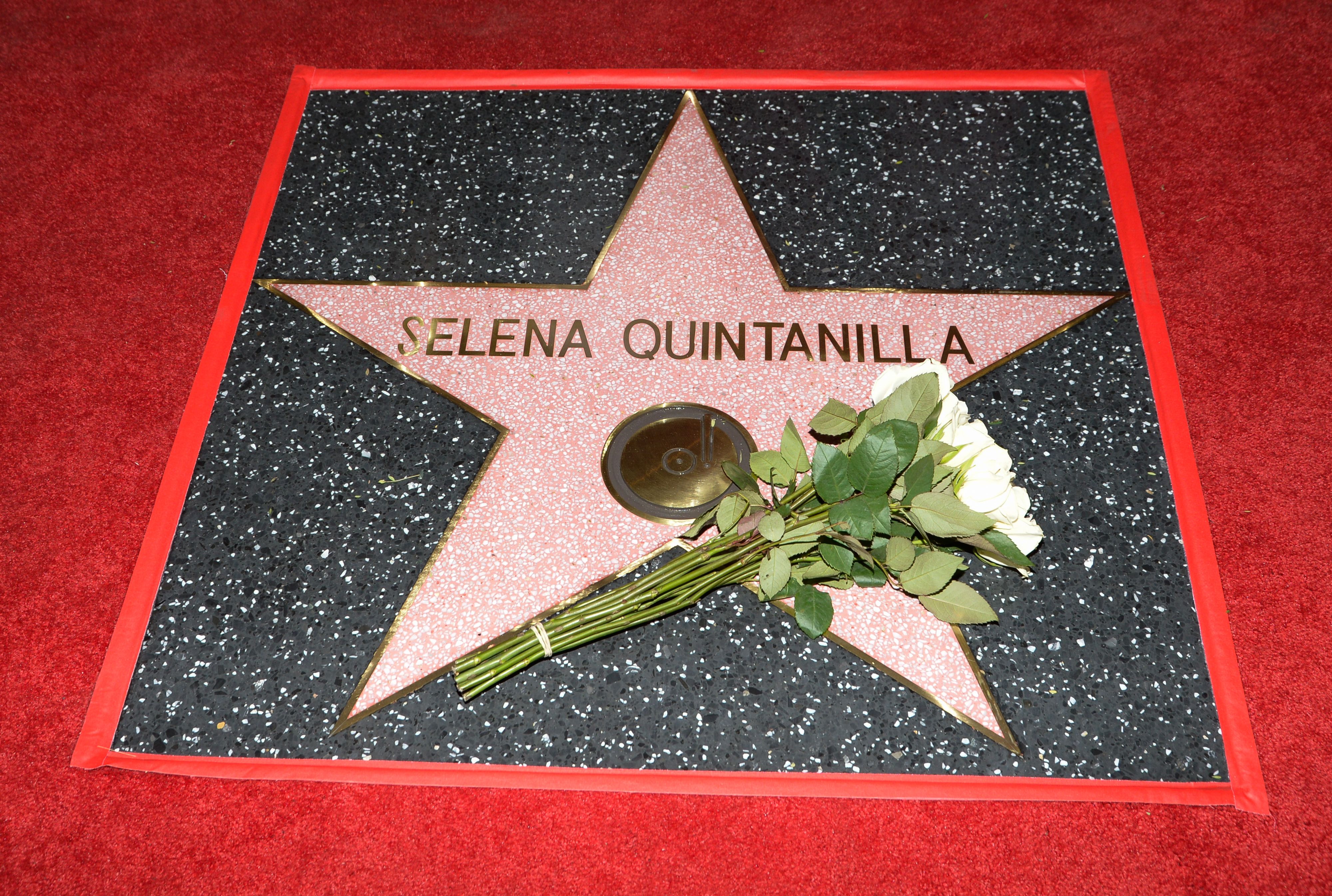 Singer Selena Quintanilla is honored posthumously with a Star on the Hollywood Walk of Fame on November 3, 2017, in Hollywood, California. (Photography by Tara Ziemba—AFP/Getty)