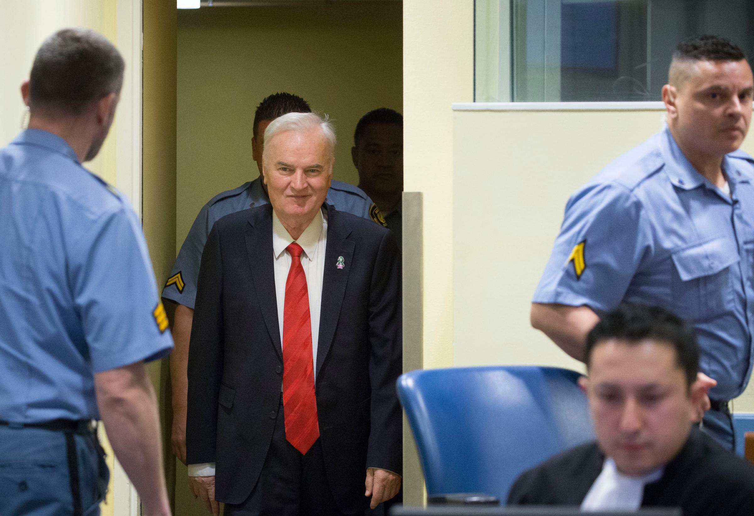 Verdict Announced In Ratko Mladic War Crimes Trial