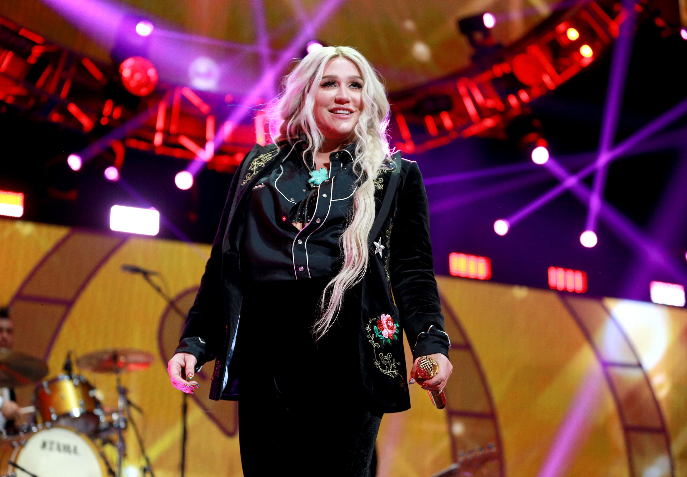 Kesha performs onstage during the 2017 iHeartRadio Music Festival on Sept. 23, 2017 in Las Vegas, Nevada. (Rich Fury&mdash;iHeartMedia/Getty Images)