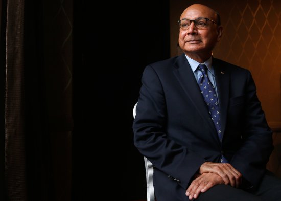 Khizr Khan Portrait he Muslim Gold Star Father who spoke at the DNC and attacked Donald Trump for his rhetoric about immigrants and Muslims