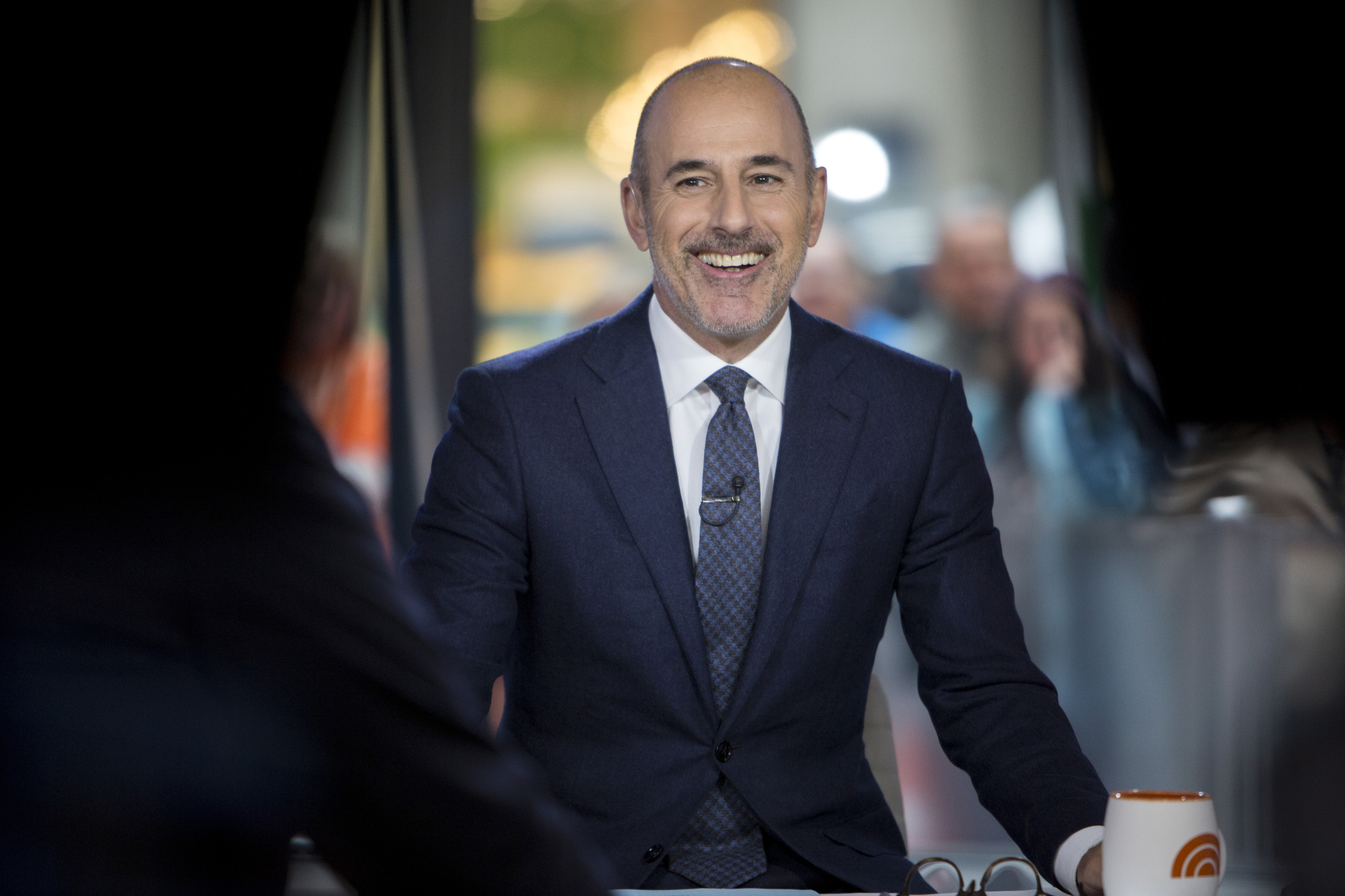 Matt Lauer on set of the Today Show on Nov.16, 2017. (Zach Pagano—NBC/NBCU/Getty Images)
