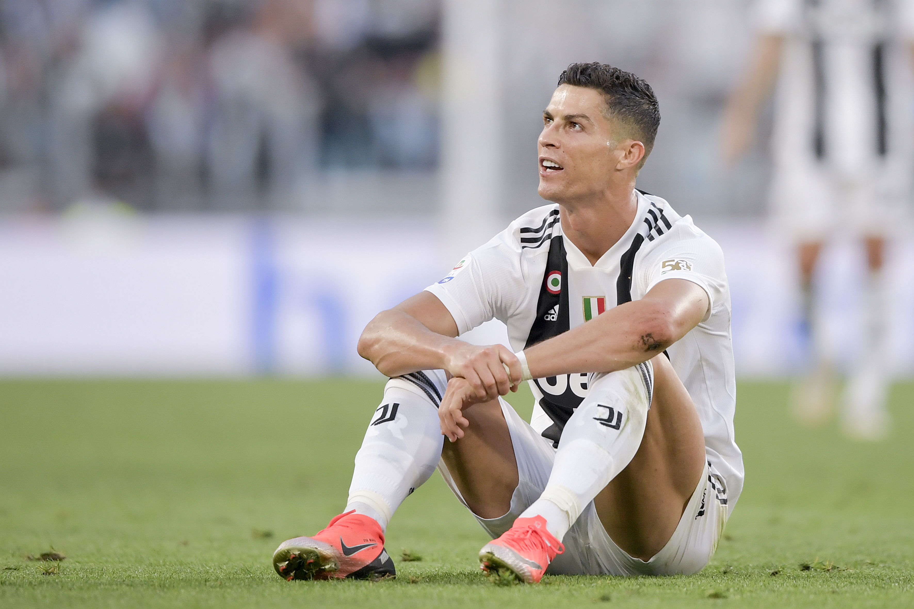 Juventus player Cristiano Ronaldo during the Serie A match between Juventus and SSC Napoli at Allianz Stadium on September 29, 2018 in Turin, Italy. (Daniele Badolato - Juventus FC—Juventus FC via Getty Images)