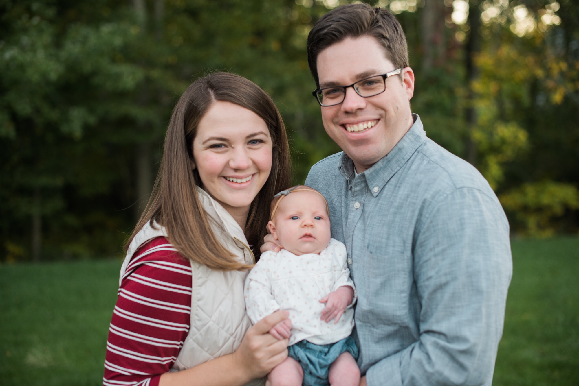 MIT Ph.D. student Ryan Hill (R) with his wife, Sarah Hill, and 14-month-old daughter, Norah. (Courtesy of Sarah Hill)