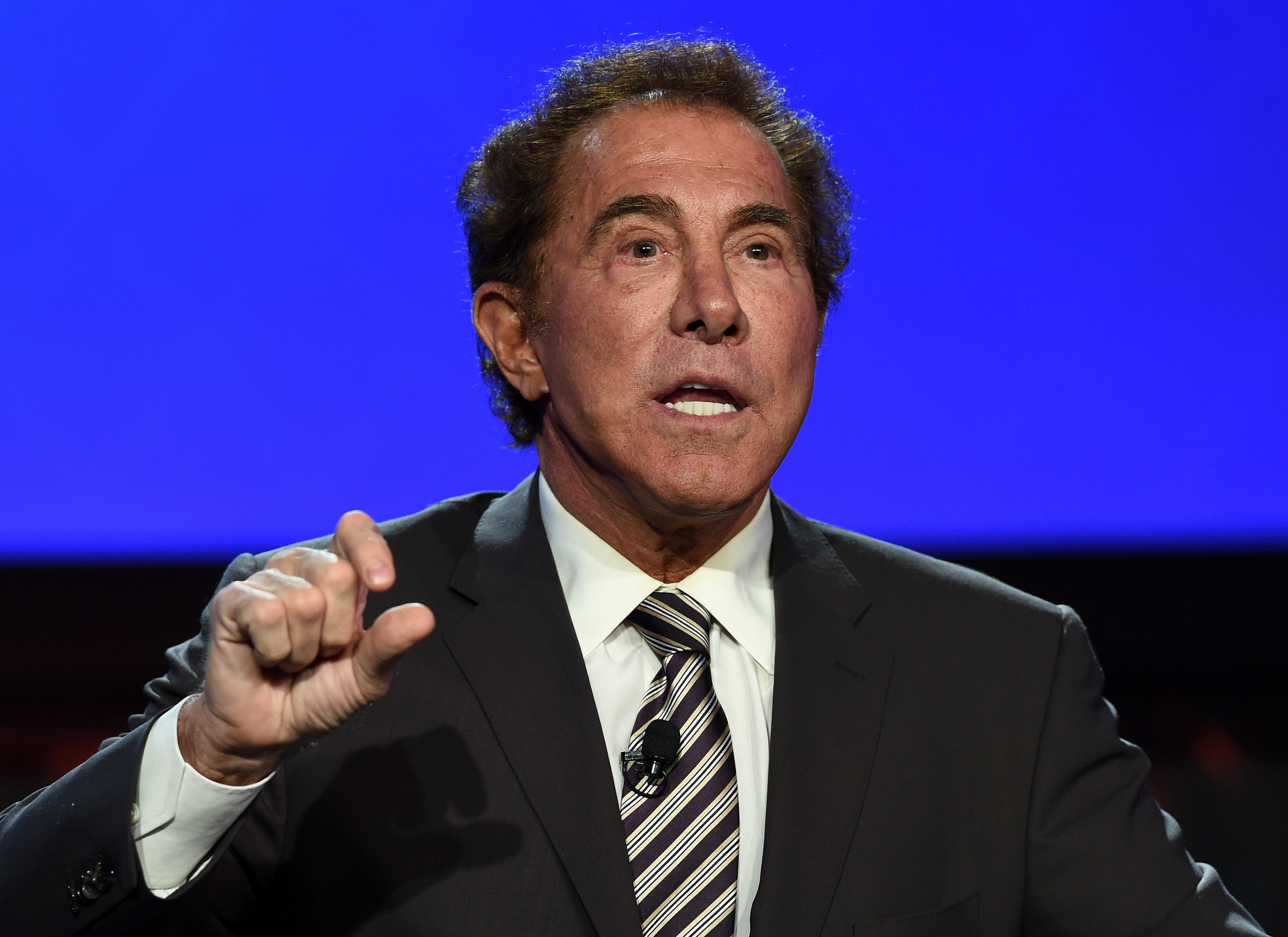 Wynn Resorts Chairman and CEO Steve Wynn speaks at the Global Gaming Expo (G2E) 2014 at The Venetian Las Vegas on September 30, 2014 in Las Vegas, Nevada. (Ethan Miller—Getty Images)