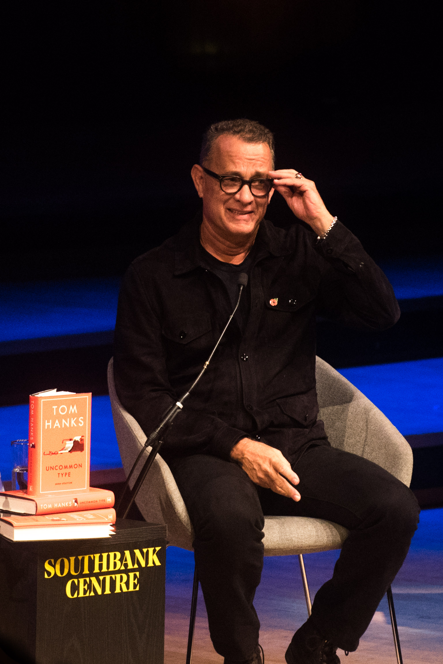 Tom Hanks at the Southbank Centre’s London Literature Festival. (Alice Boagey)