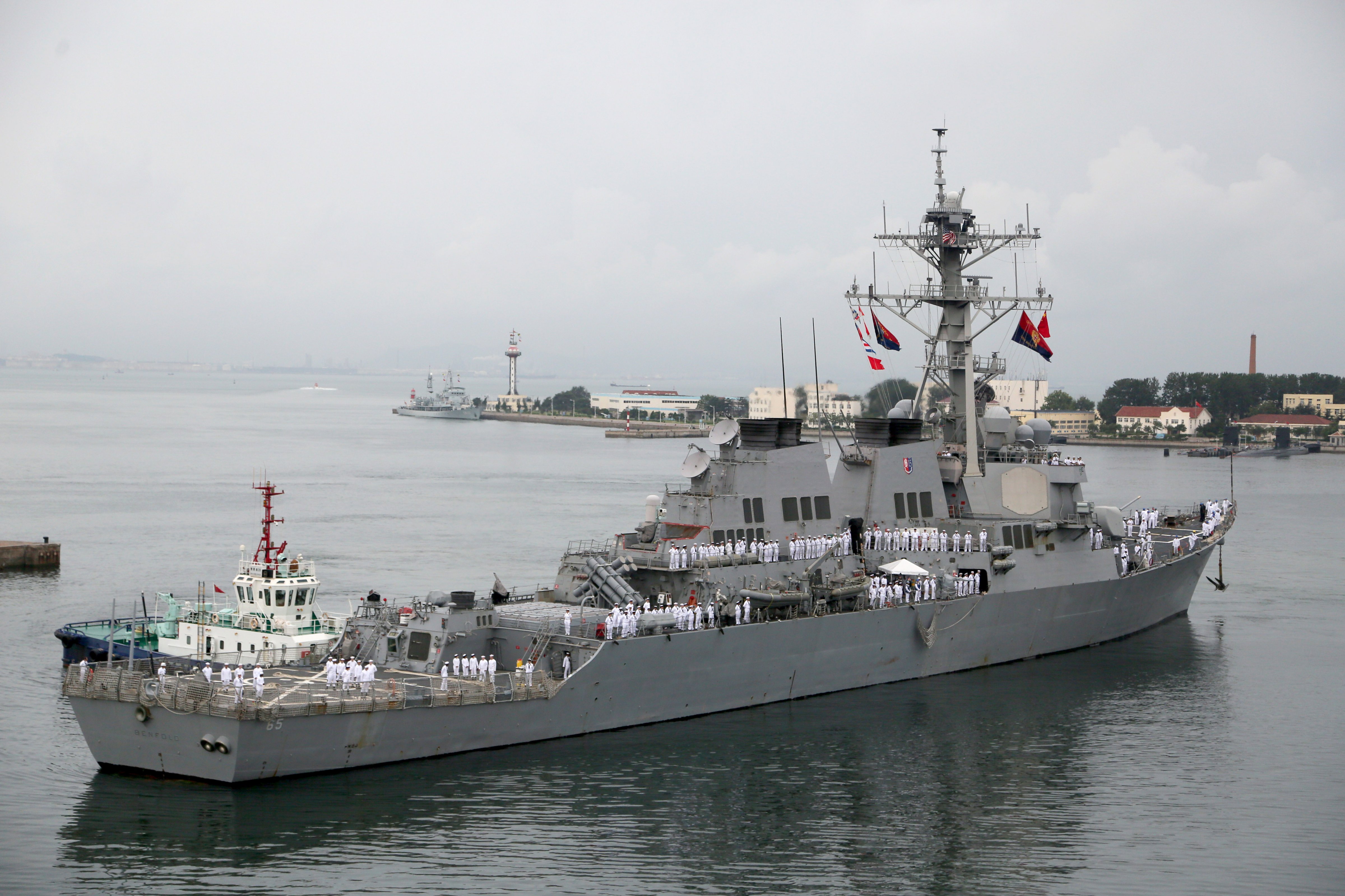 US Navy Ship Visits China
