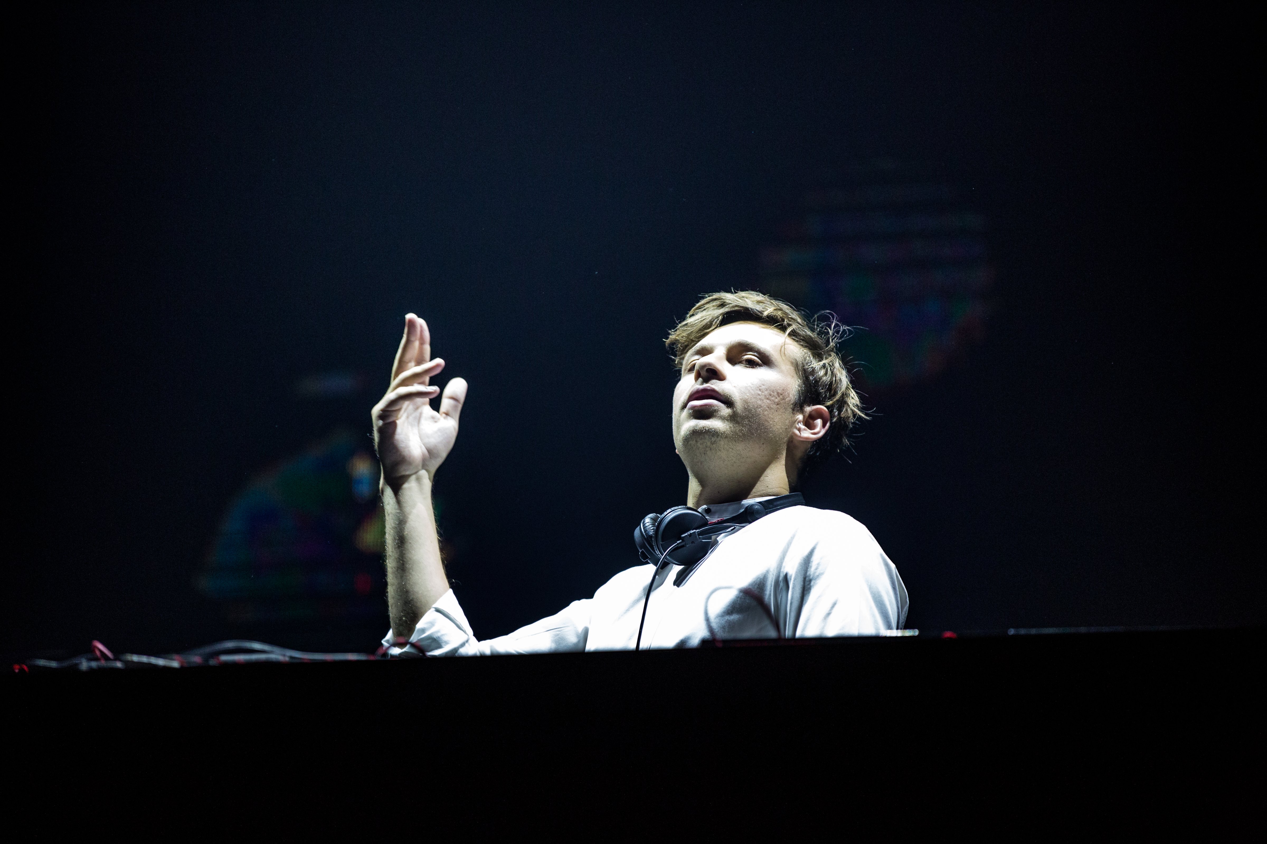 Flume performs at the Creamfields festival on Dec. 16, 2017 in Hong Kong. (Aria Chen -)
