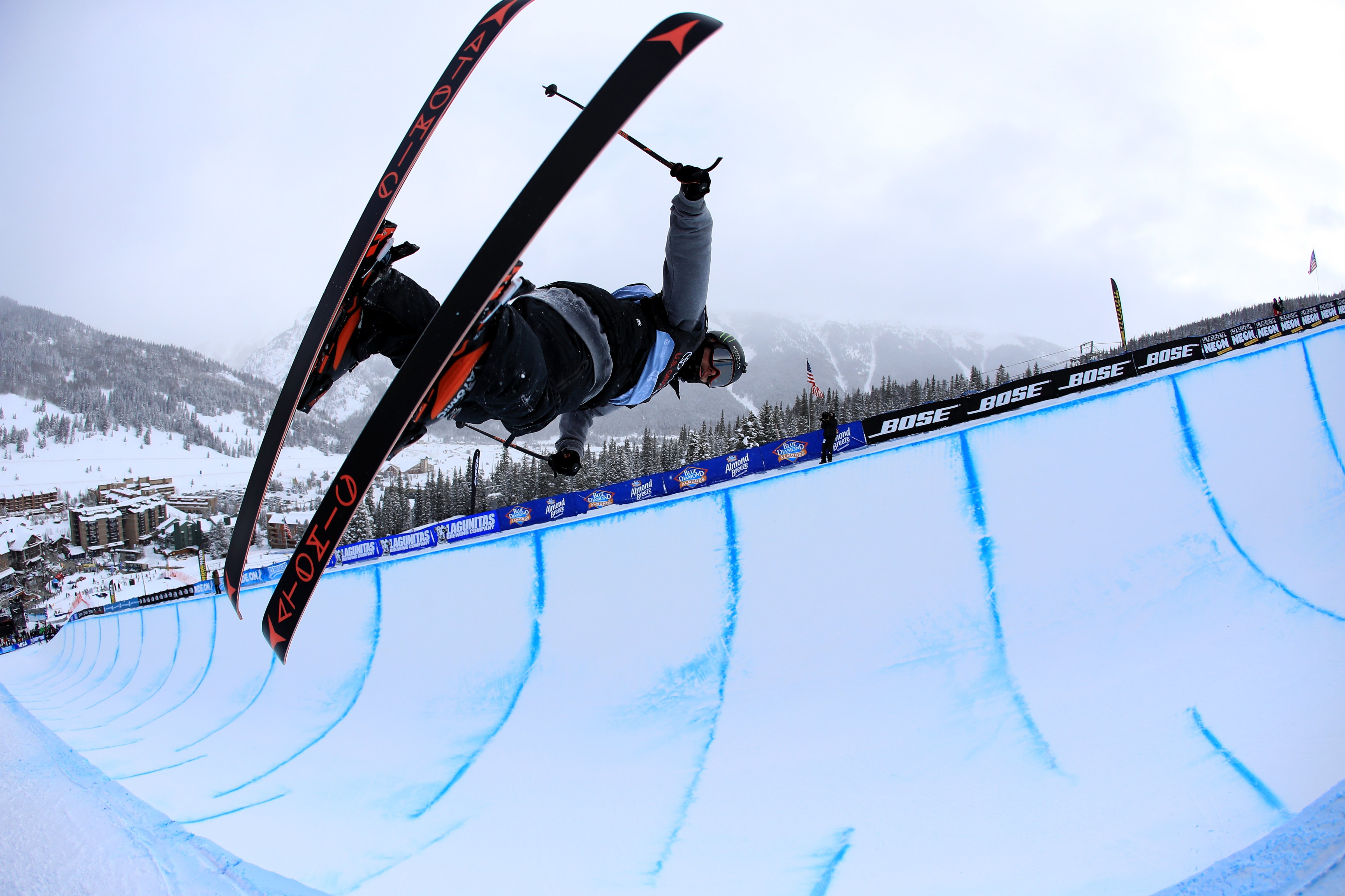 Gus Kenworthy competes in the final round of the FIS Freestyle Ski World Cup 2017 Men's Ski Halfpipe during The Toyota U.S. Grand Prix at Copper Mountain on December 17, 2016 in Copper Mountain, Colorado. Sean M. Haffey—Getty Images. (Sean M. Haffey—Getty Images.)
