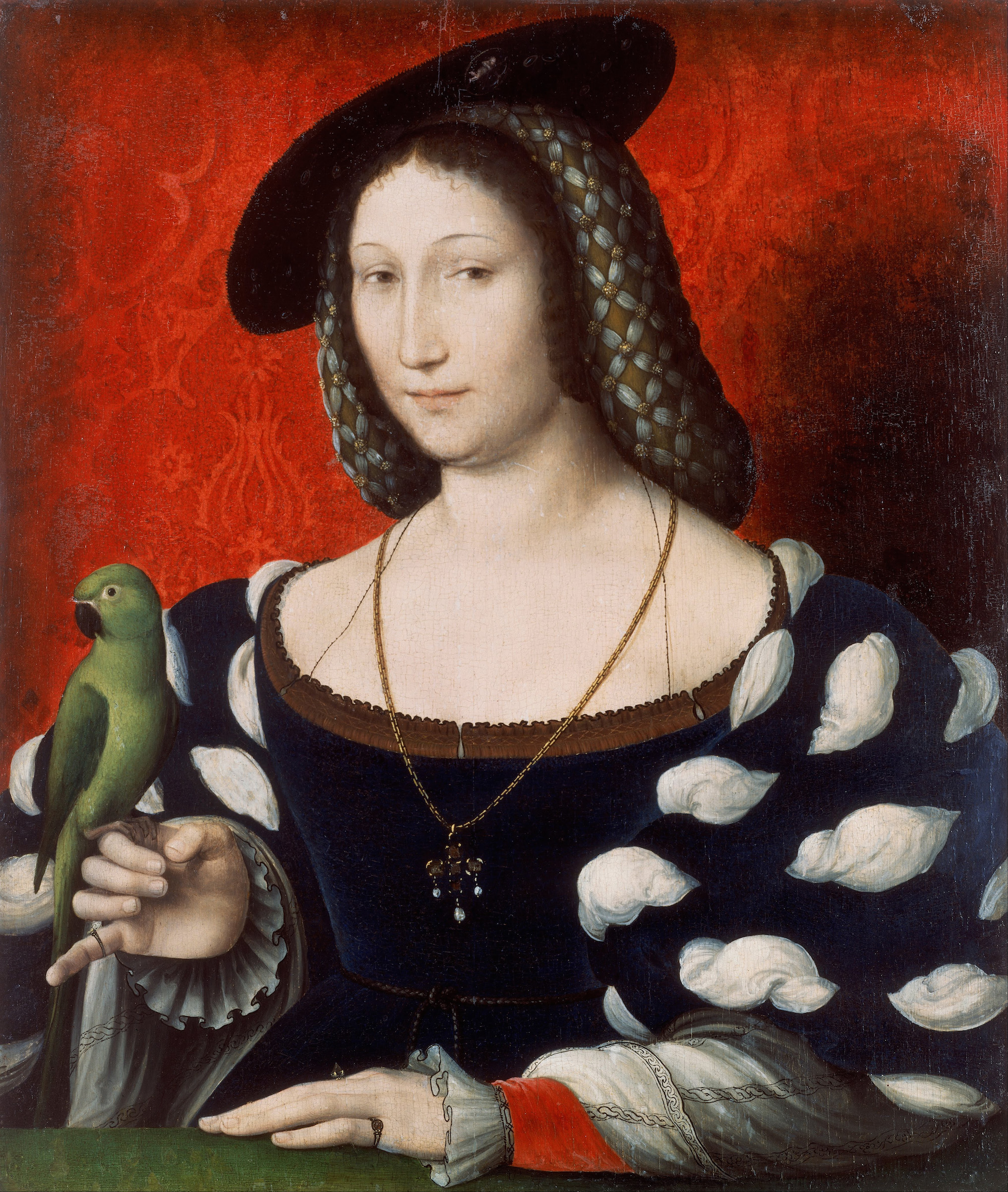 Portrait of Marguerite of Navarre, c. 1527. Found in the collection of Walker Art Gallery. Artist :  Clouet, Jean (c. 1485-1541). (Heritage Images/Getty Images)