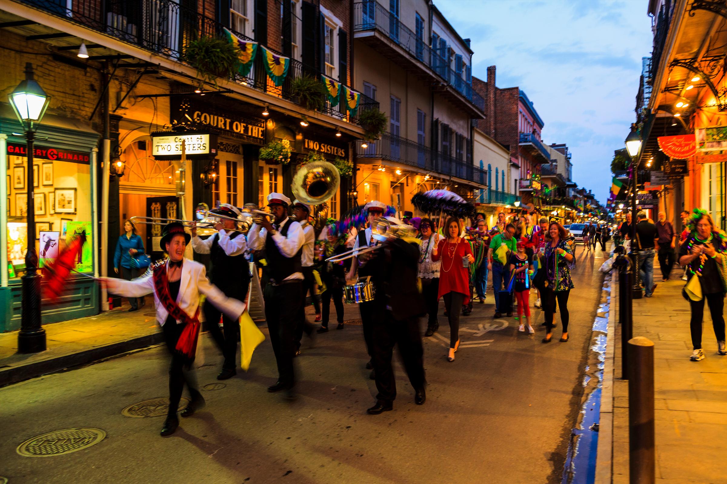 Party Time in New Orleans USA .