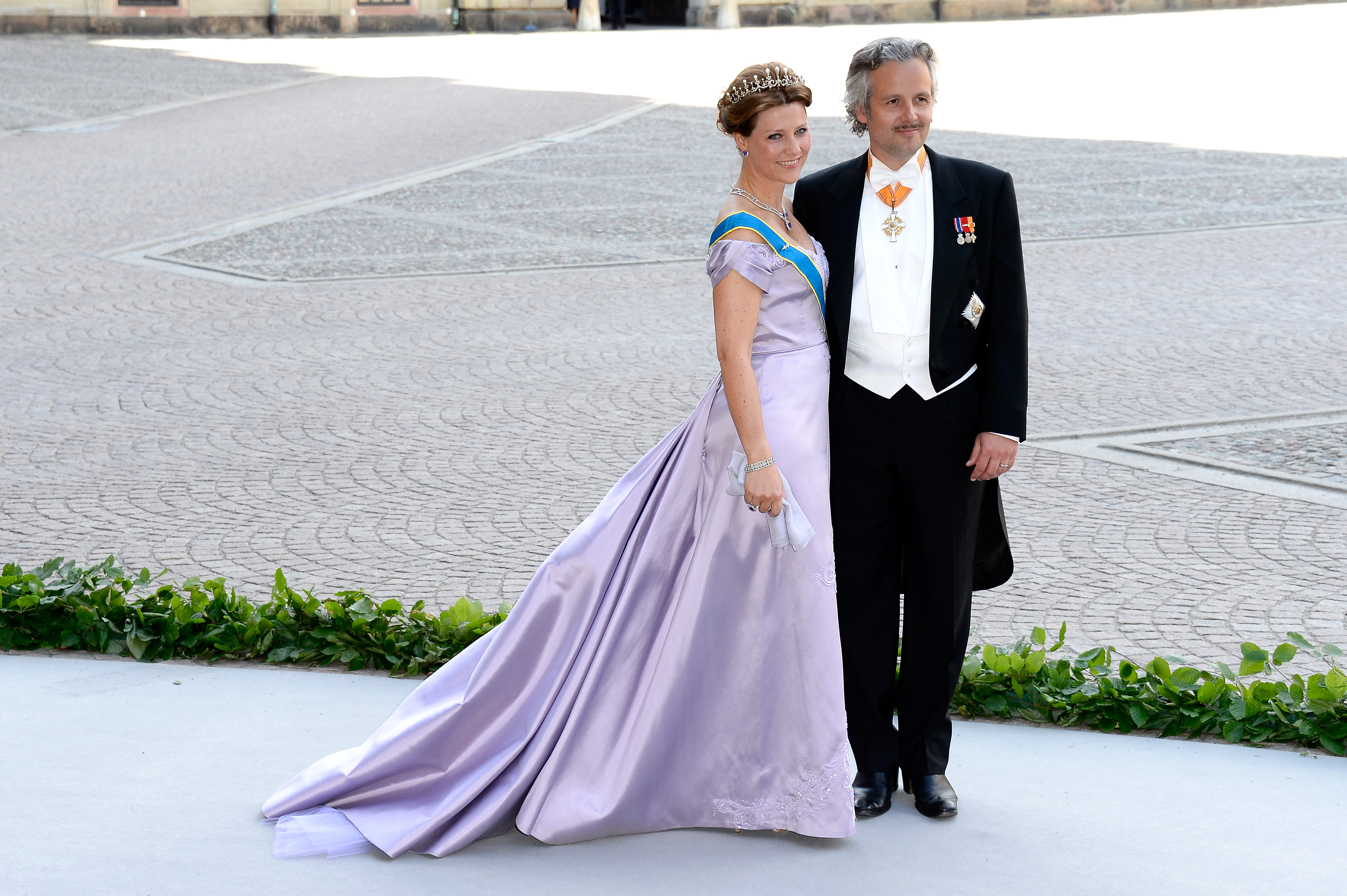 Princess Martha Louise of Norway and Ari Mikael Behn attend the wedding of Princess Madeleine of Sweden and Christopher O'Neill hosted by King Carl Gustaf XIV and Queen Silvia at The Royal Palace on June 8, 2013 in Stockholm, Sweden. (Pascal Le Segretain&mdash;Getty Images)