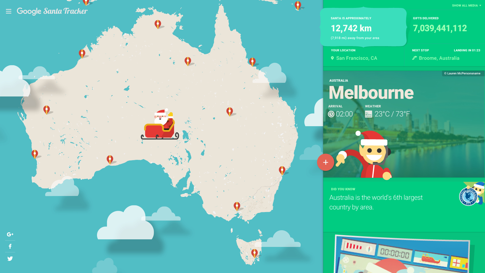 Learn how to use Google's Santa Tracker and games ahead of Christmas Day. (Google)