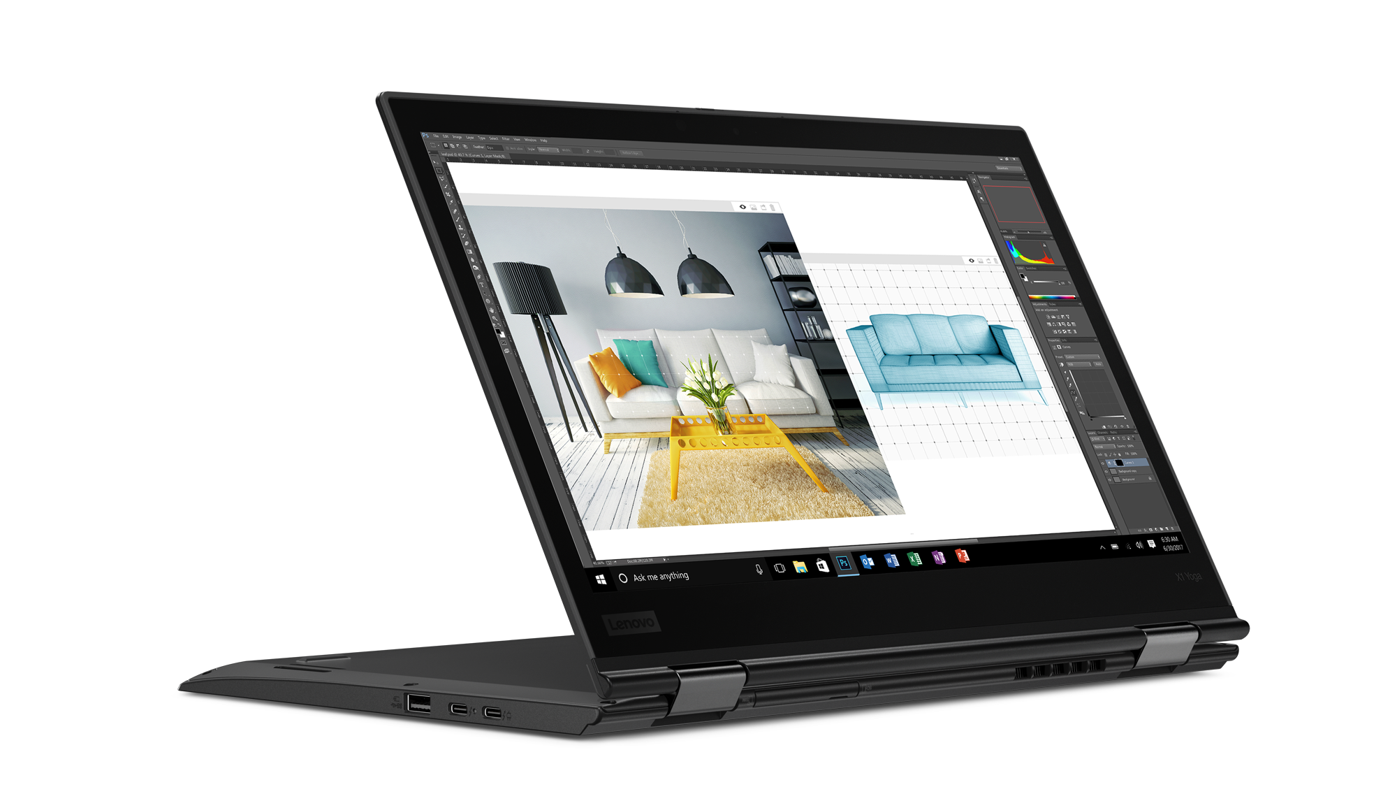 Lenovo's ThinkPad X1 Yoga laptop debuted at CES 2018 (Courtesy of Lenovo)