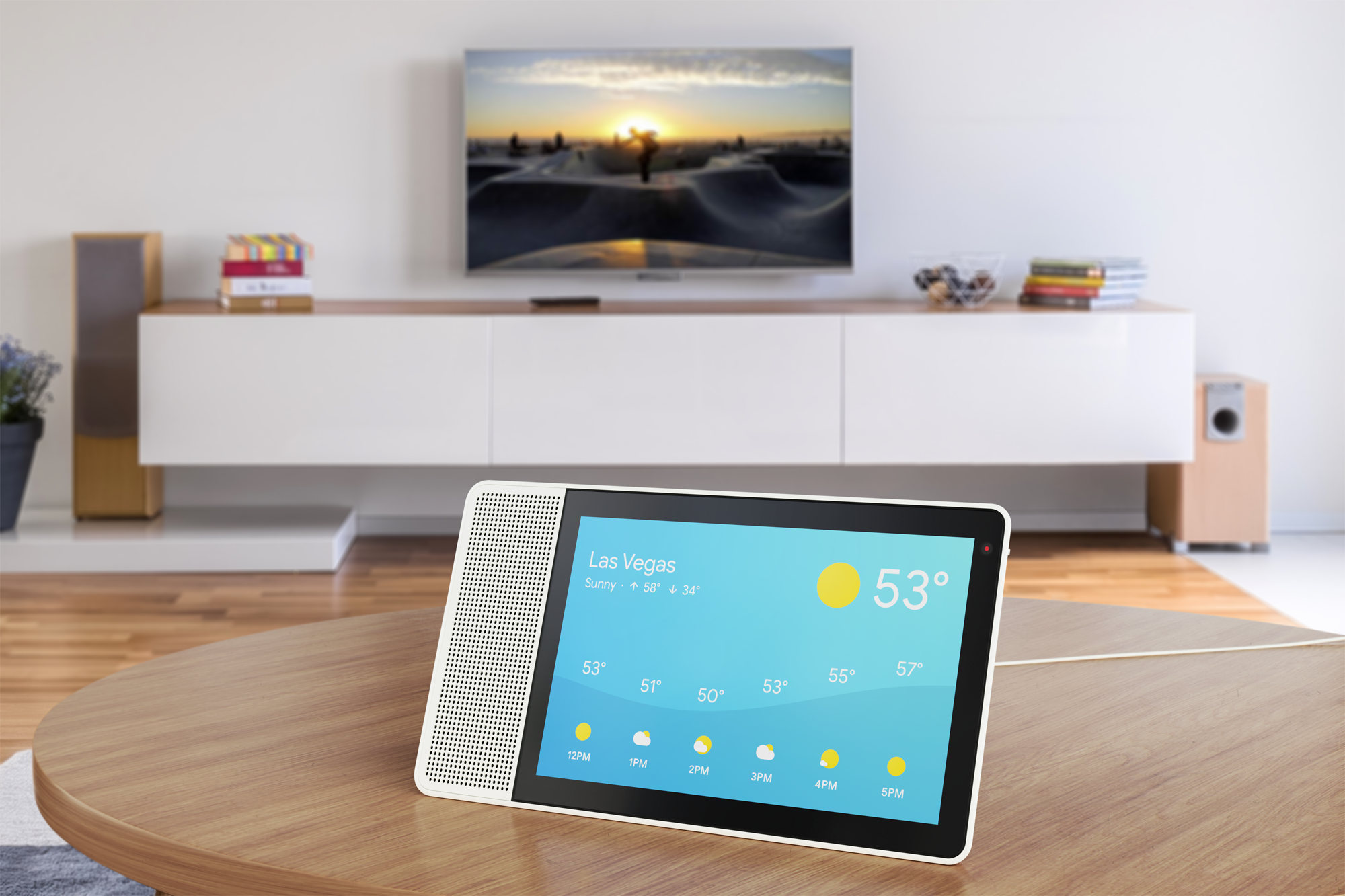 The Lenovo Smart Display includes support for the Google Assistant (Lenovo)