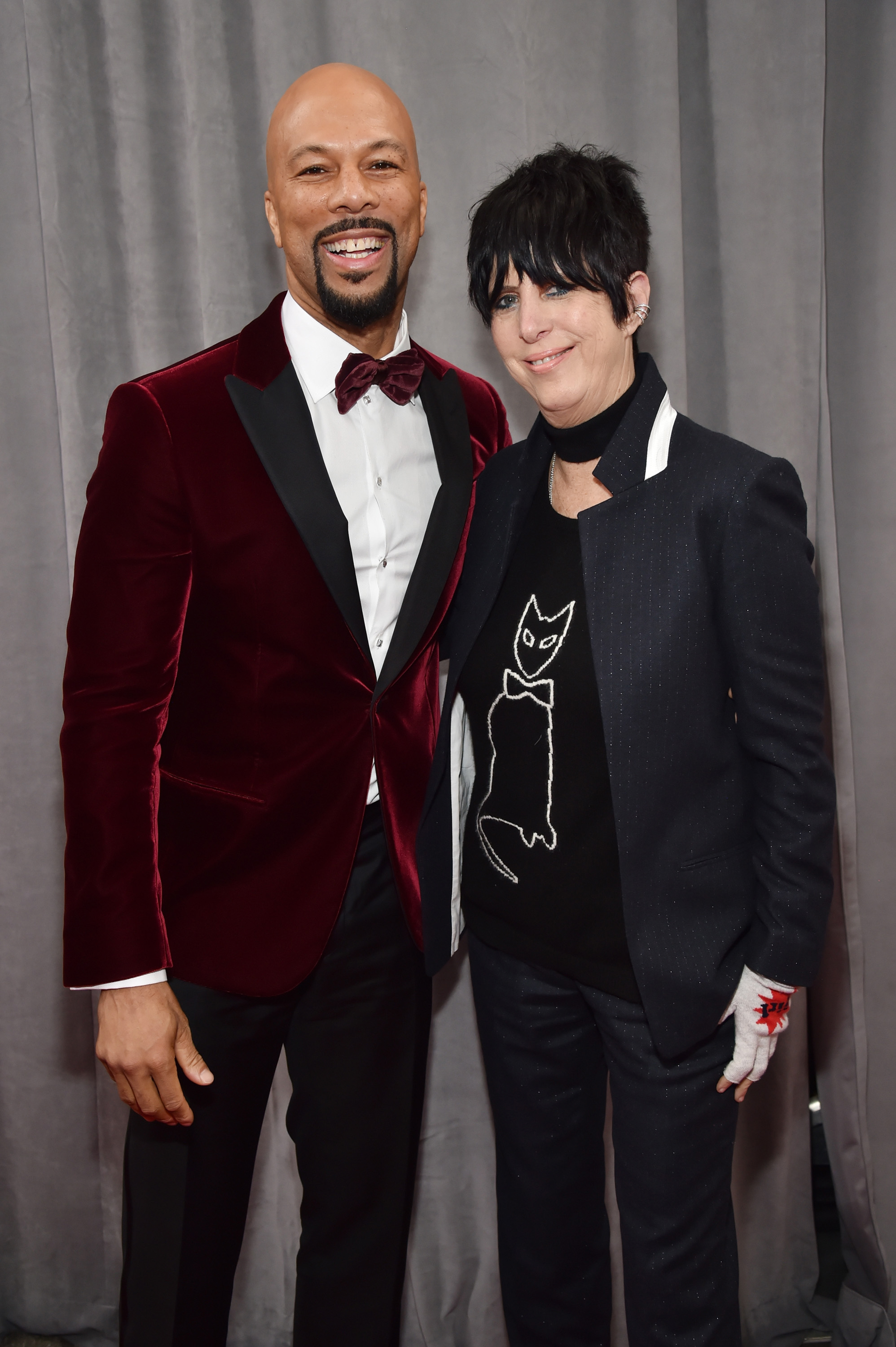 Recording artist Common and songwriter Diane Warren attend the 60th Annual GRAMMY Awards at Madison Square Garden on January 28, 2018 in New York City.