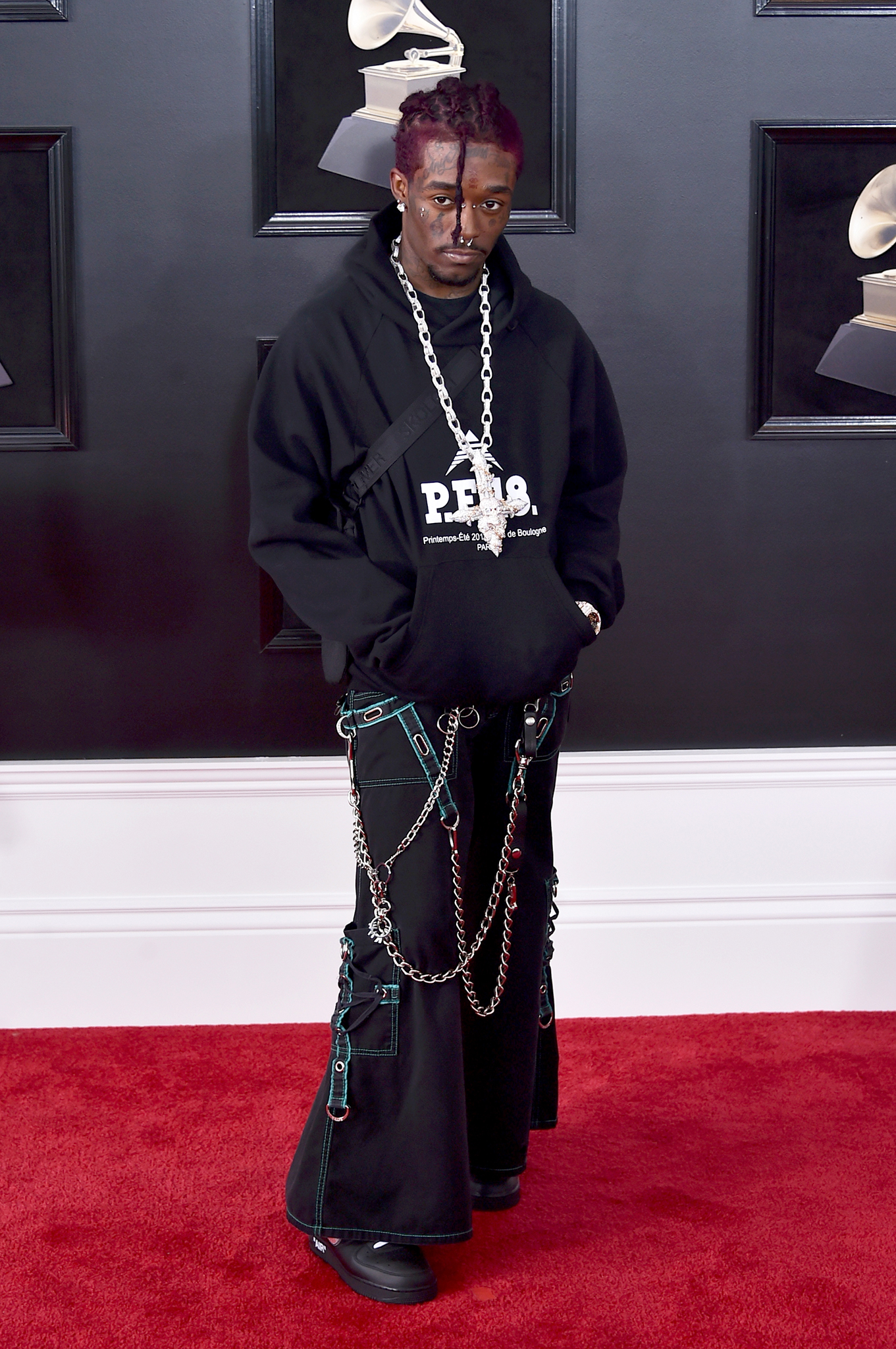 Recording artist Lil Uzi Vert attends the 60th Annual GRAMMY Awards at Madison Square Garden on January 28, 2018 in New York City.
