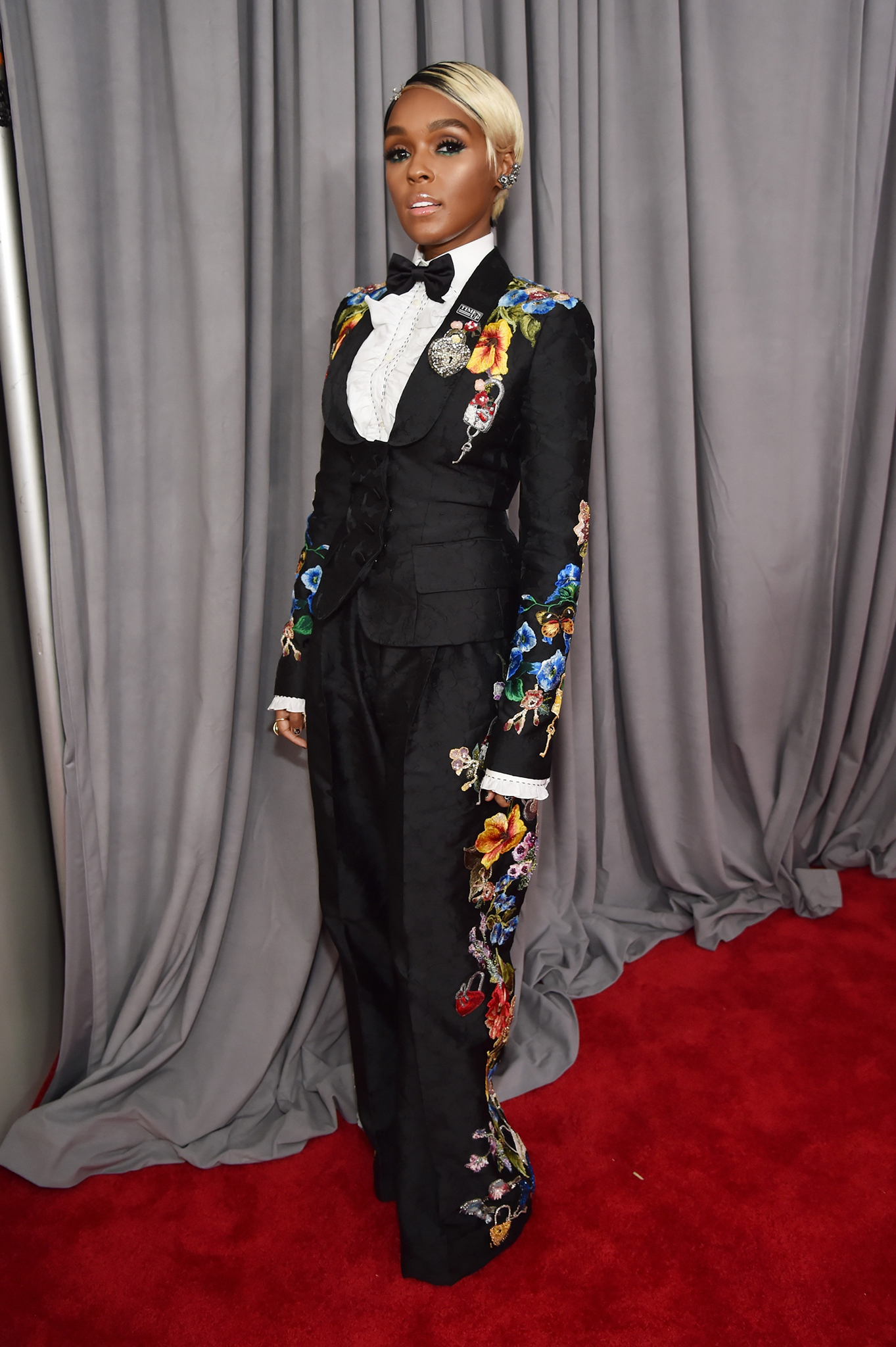 Recording artist and actor Janelle Monae attends the 60th Annual GRAMMY Awards at Madison Square Garden on Jan. 28, 2018 in New York City.