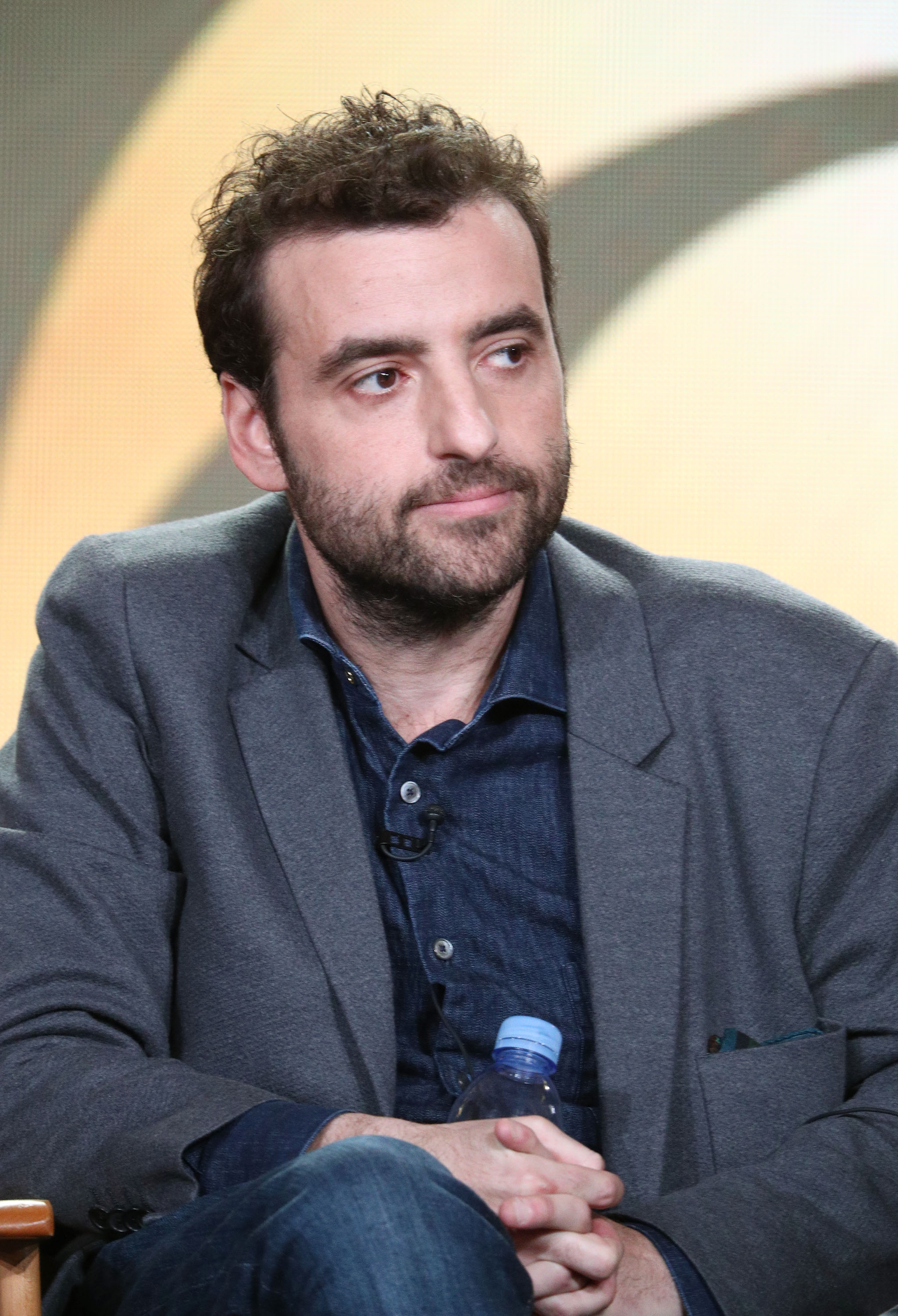 Actor David Krumholtz of the television show Living Biblically speaks onstage during the CBS/Showtime portion of the 2018 Winter Television Critics Association Press Tour at The Langham Huntington, Pasadena on January 6, 2018 in Pasadena, California. (Photo by Frederick M. Brown/Getty Images) (Frederick M. Brown—Getty Images)