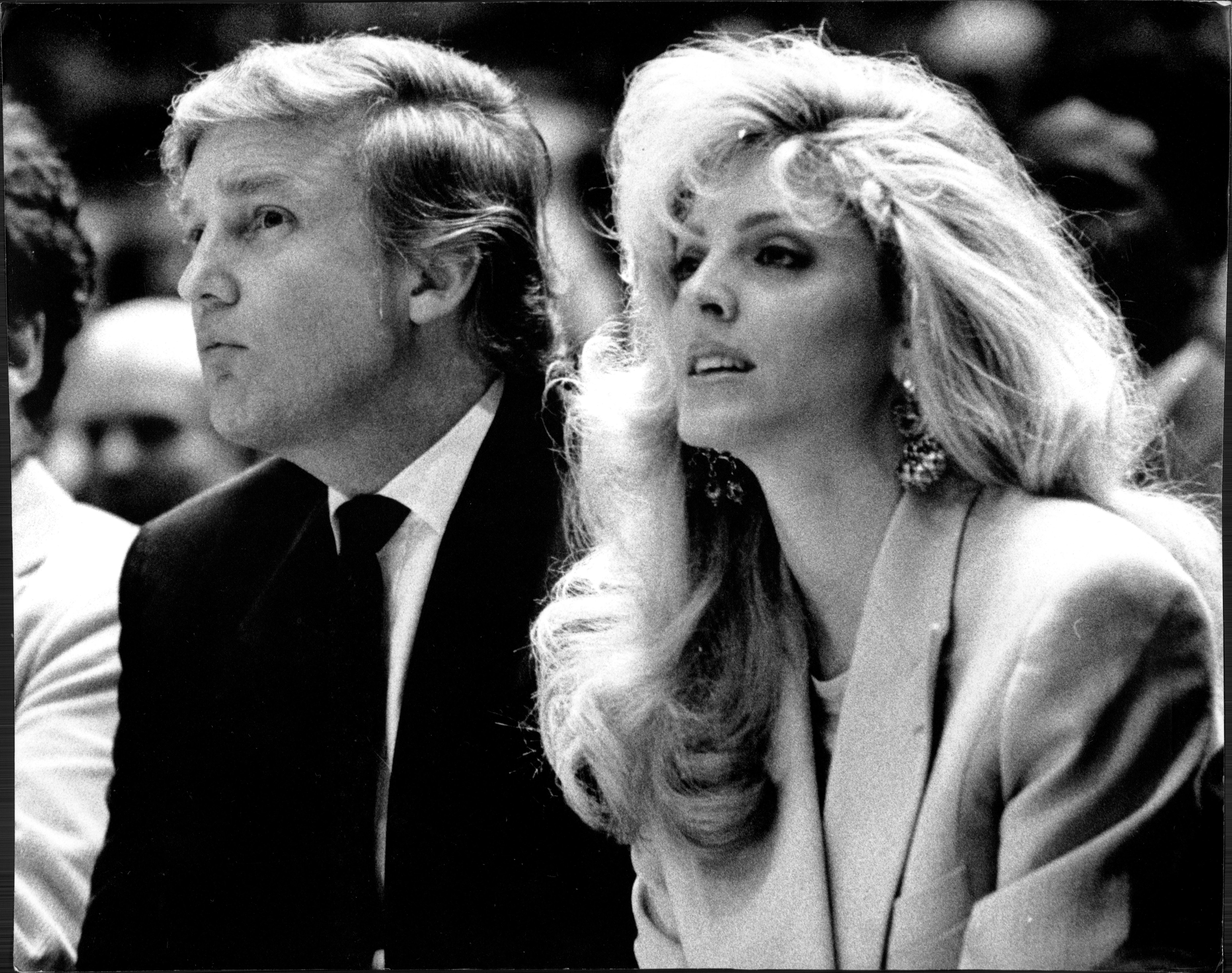Donald Trump, left, and Marla Maples in 1991. (New York Post Archives.)