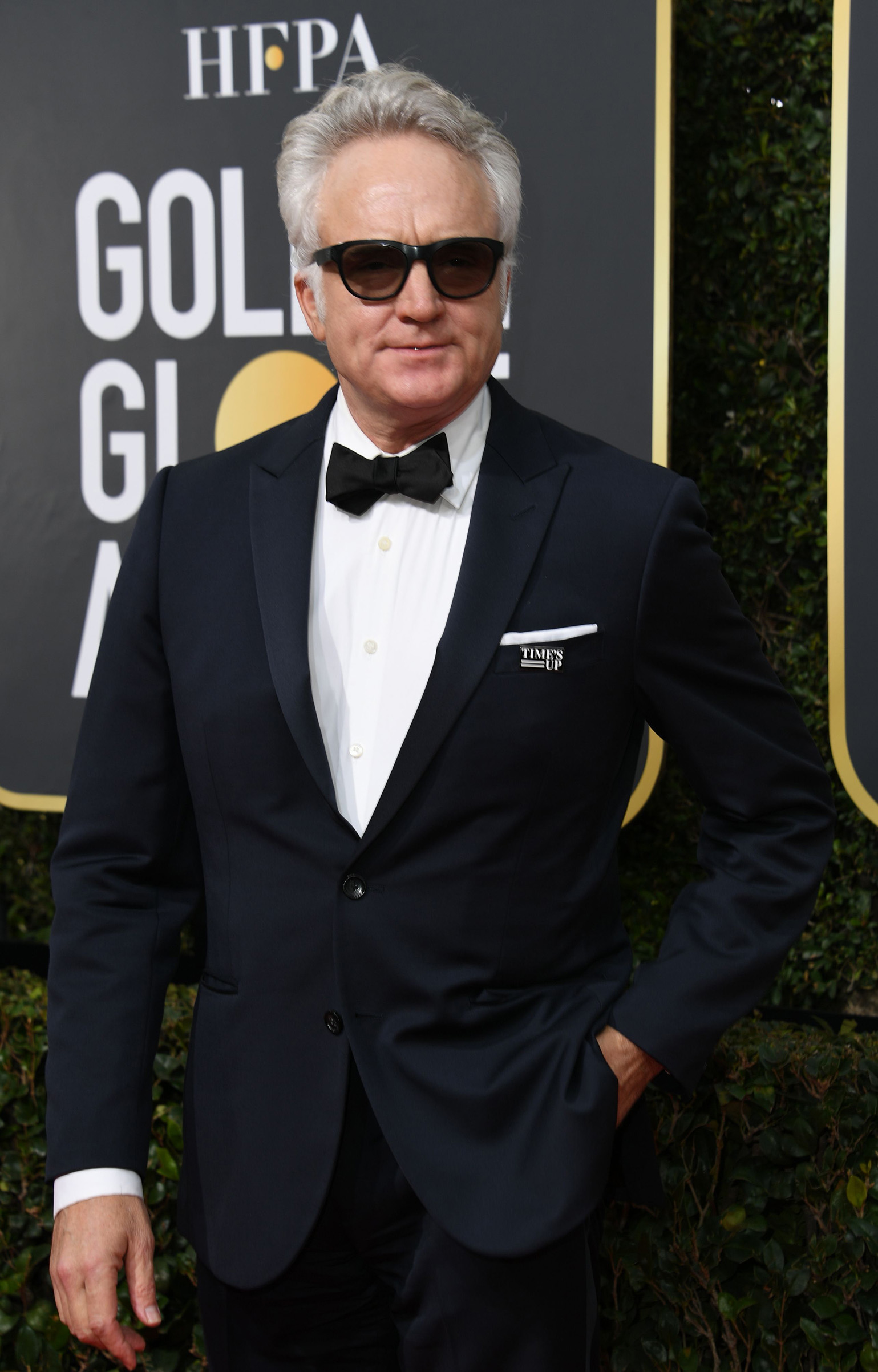 Actor Bradley Whitford arrives for the 75th Golden Globe Awards on January 7, 2018, in Beverly Hills, California. (Valeria Macon—AFP/Getty Images)