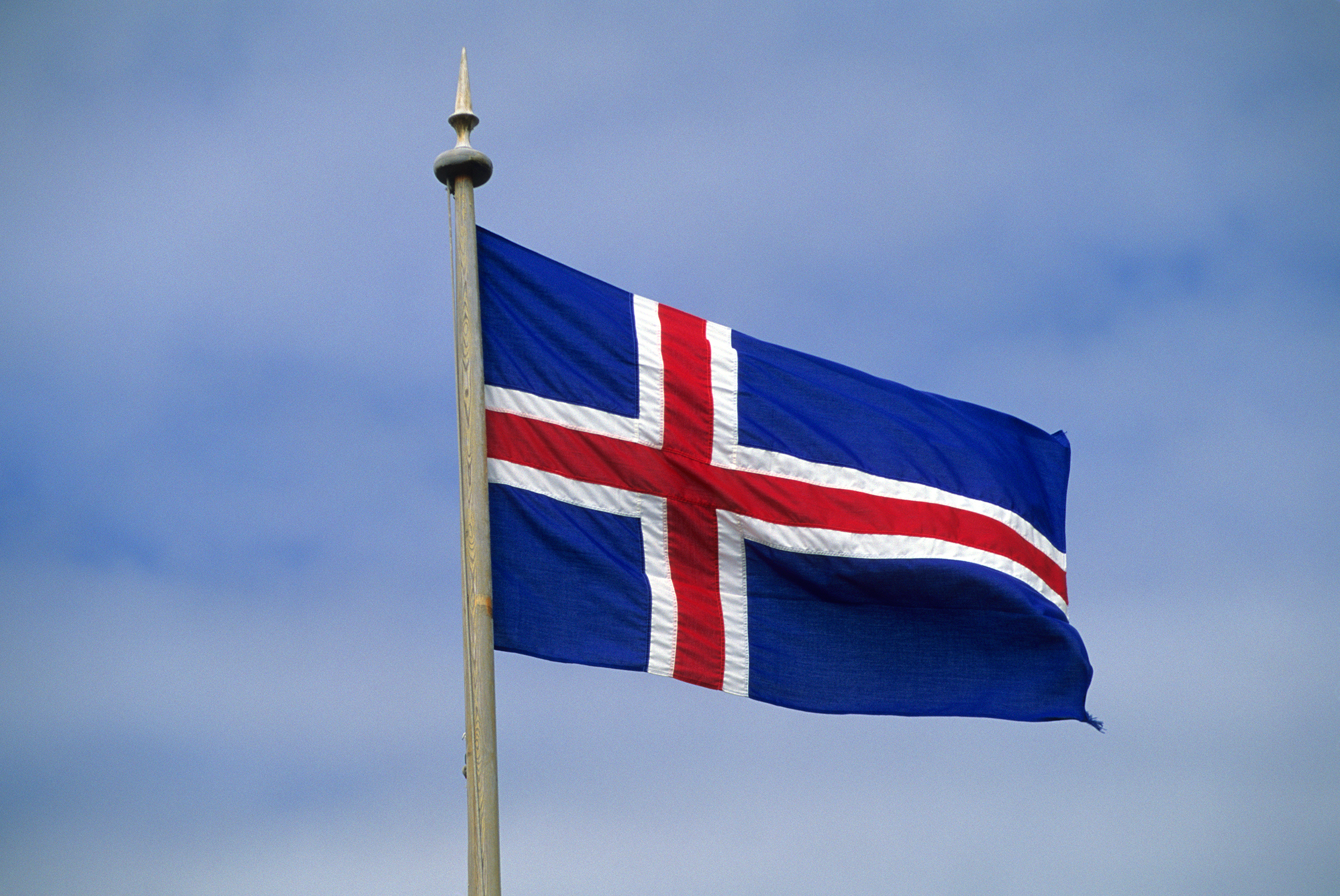Icelandic Flag. (Wolfgang Kaehler—LightRocket/Getty Images)