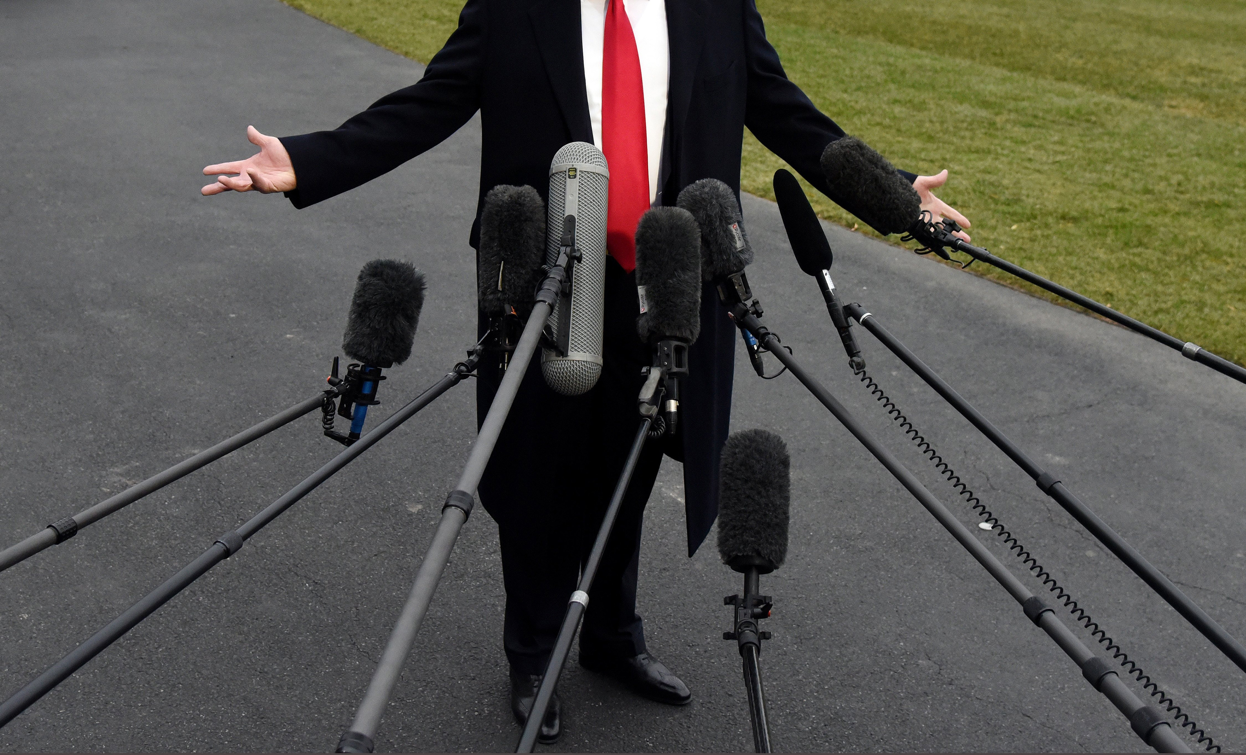 President Donald Trump  in-praise-of-leaks