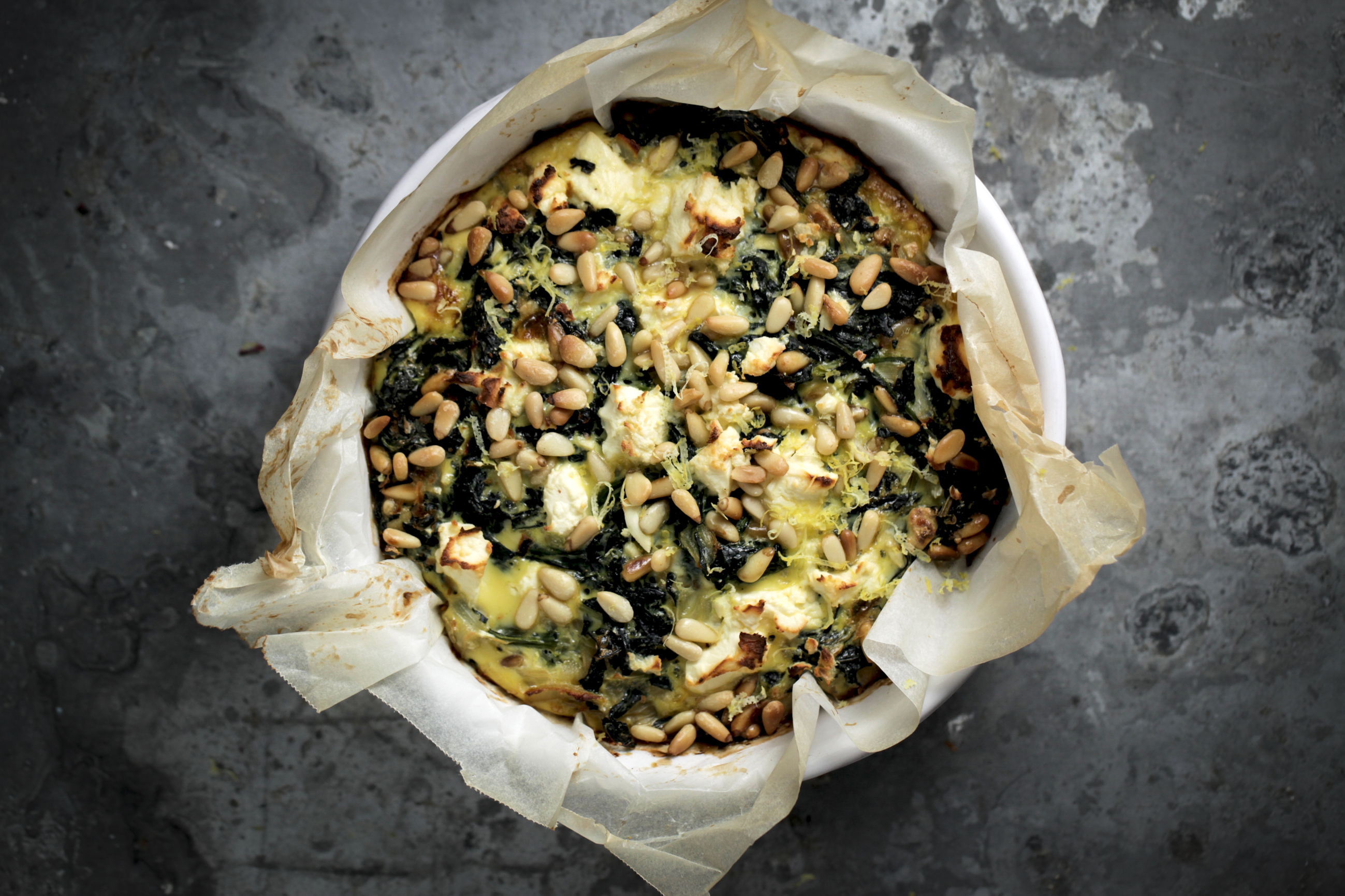 Weekend Recipe Kale Spinach And Feta Pie Time