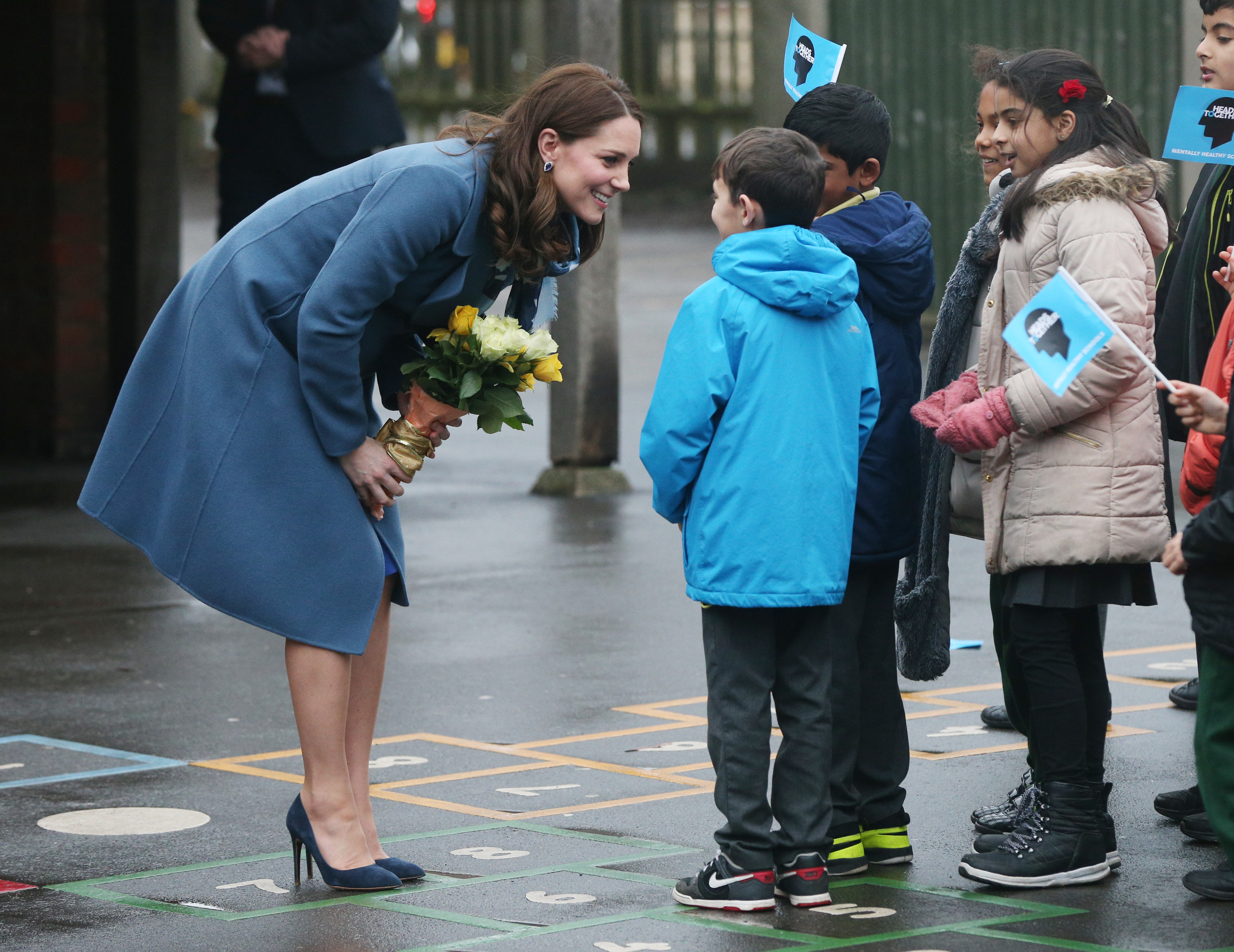 The Duchess Of Cambridge Launches Mental Health Programme For Schools